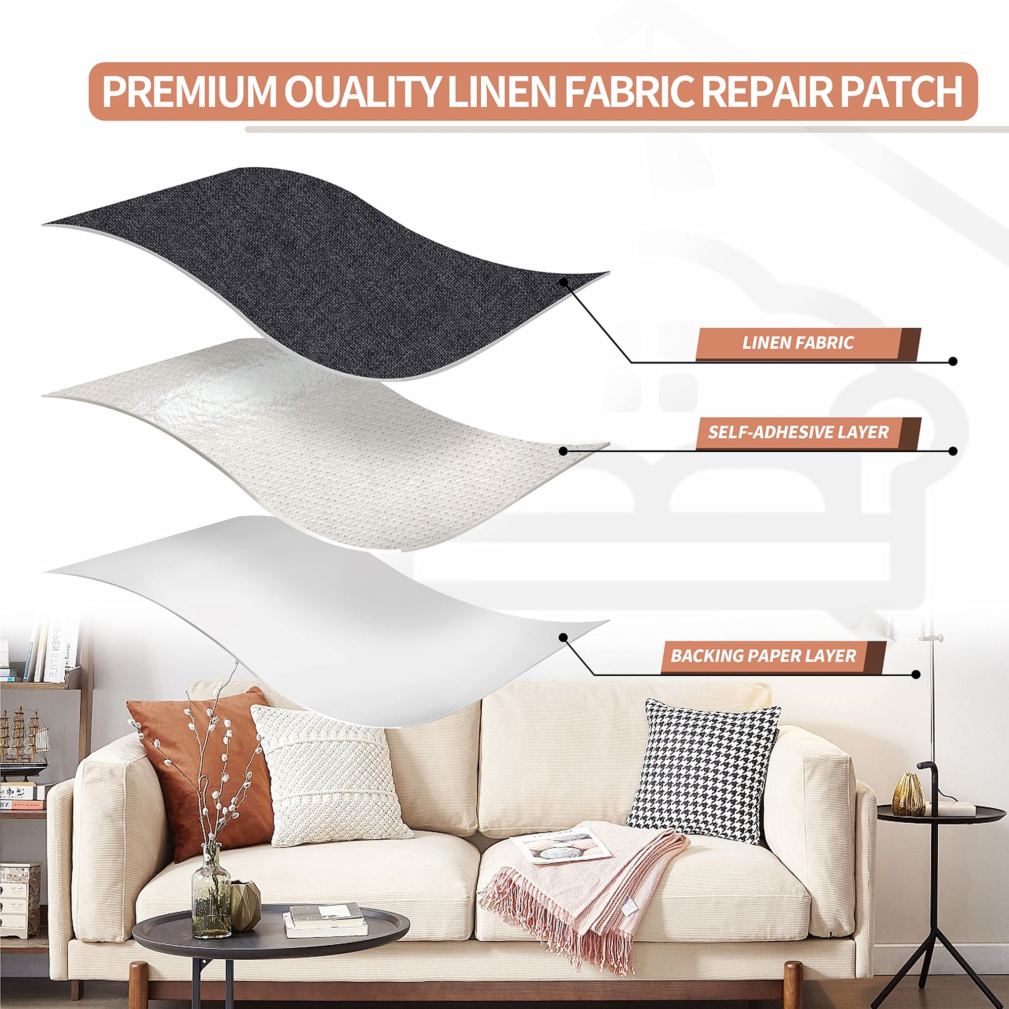 Fine Linen Fabric Patches