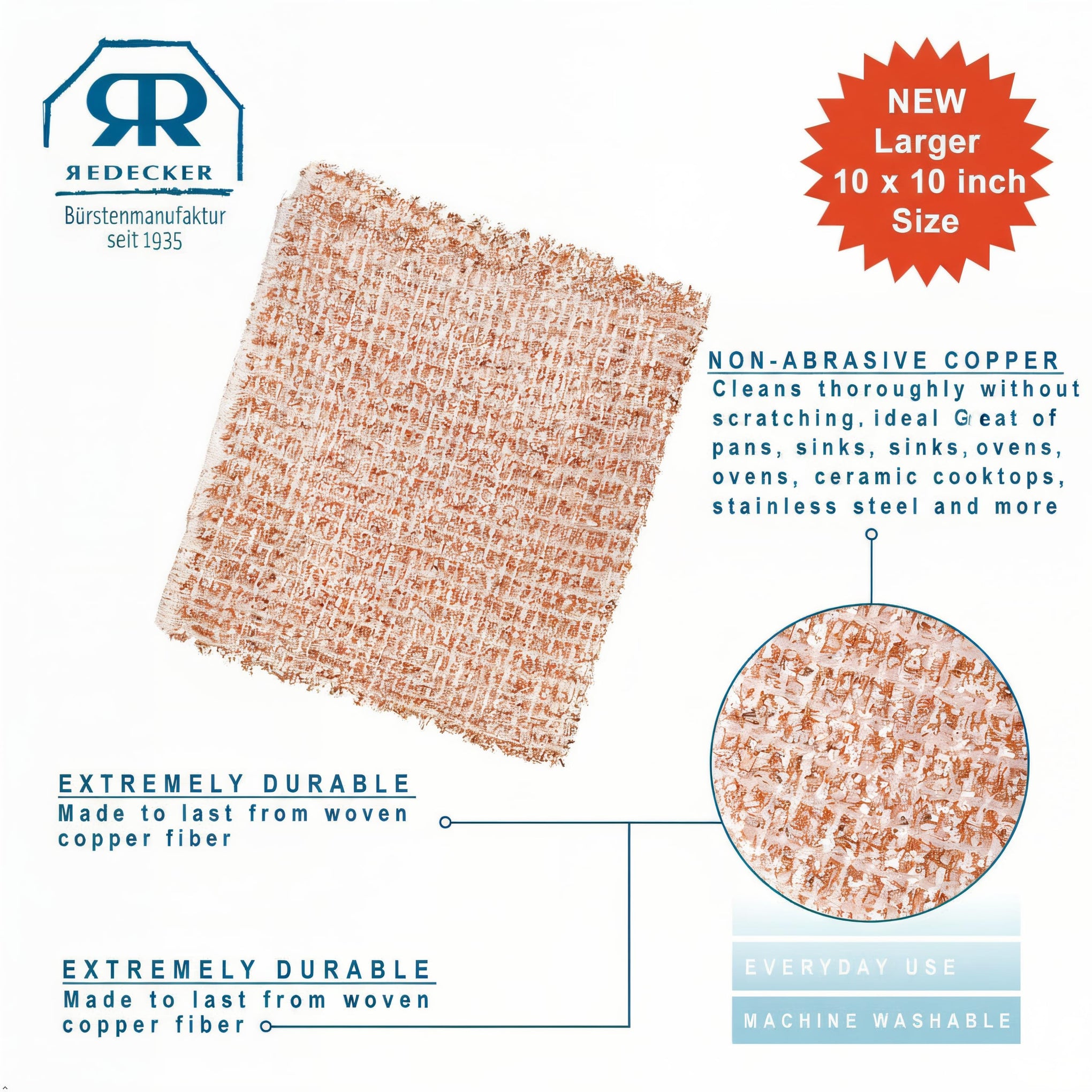 Copper Cleaning Cloth (2 Count)