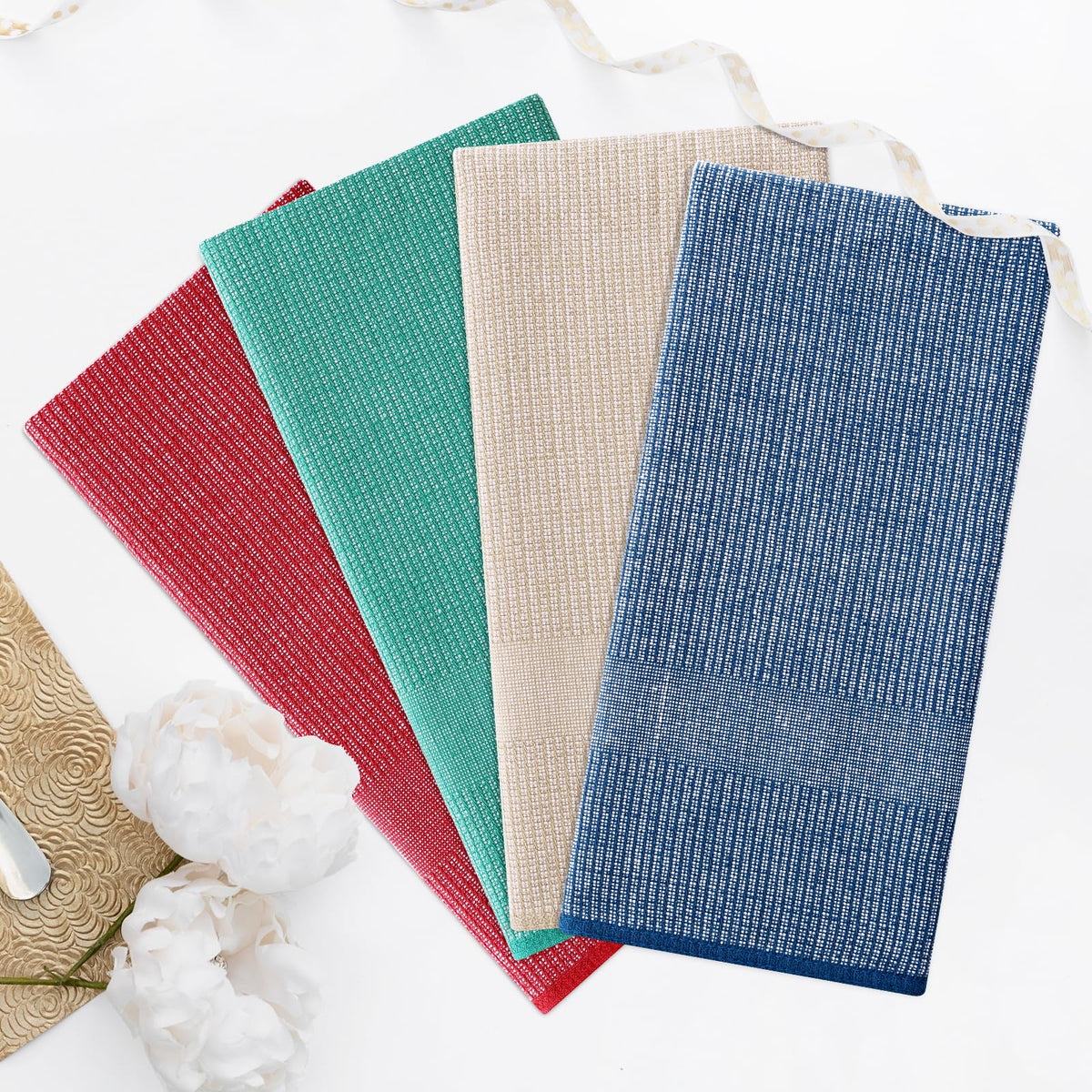380 GSM Cotton Premium Kitchen Towels 3 Pack (3 Count)
