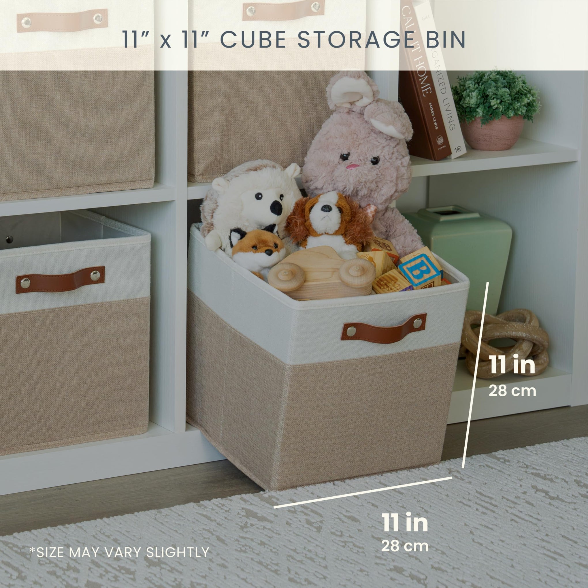 11x11 Cube Storage Bins (4 Count)