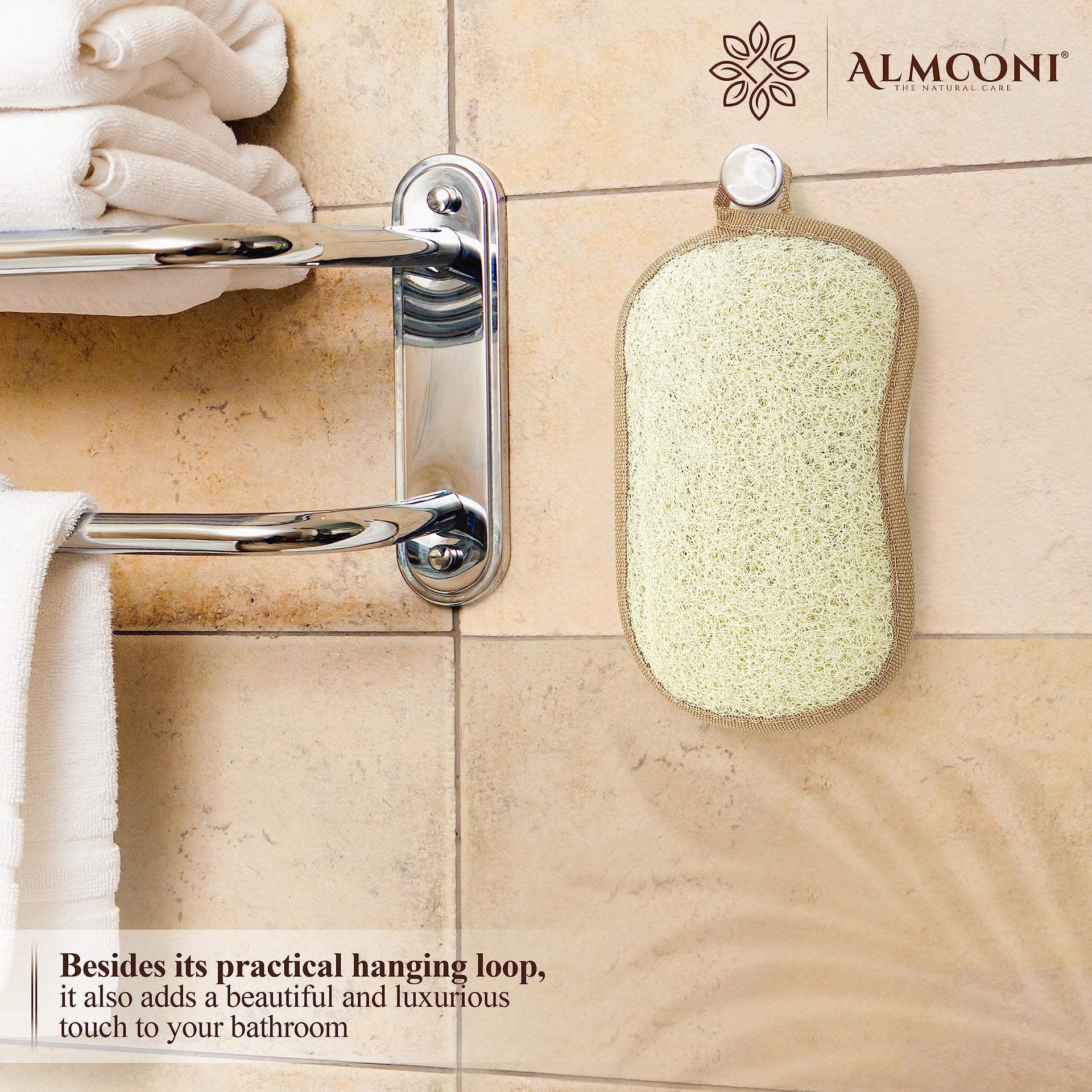 Natural Loofah Body Scrubber (2 Count)