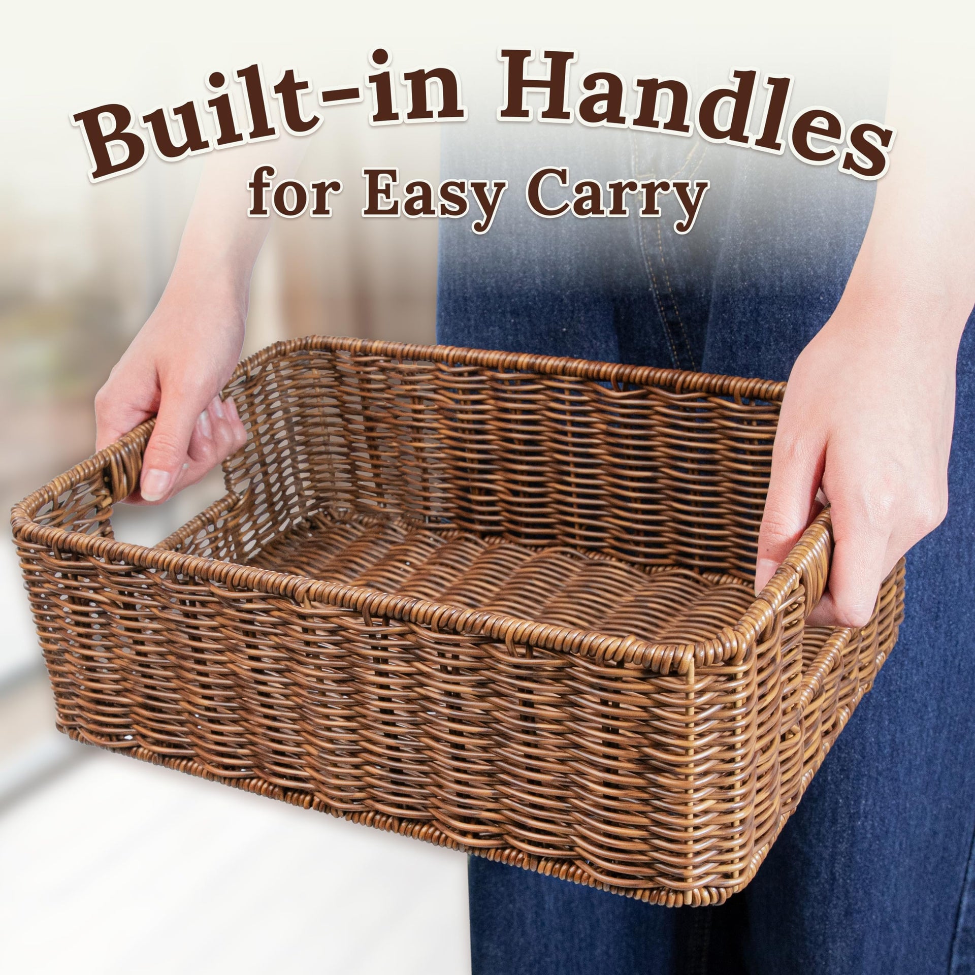 Baskets for Storage (3 Count)