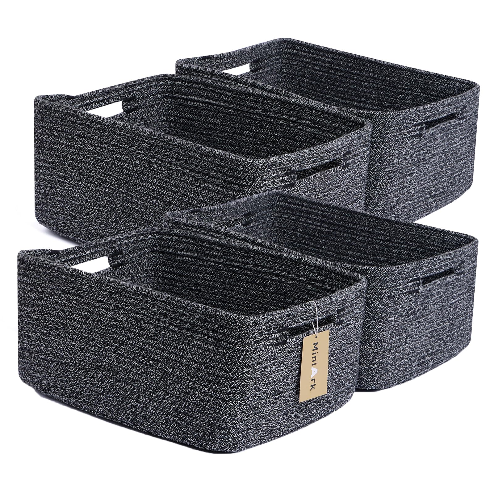 Large Storage Baskets for Organizing (4 Count)