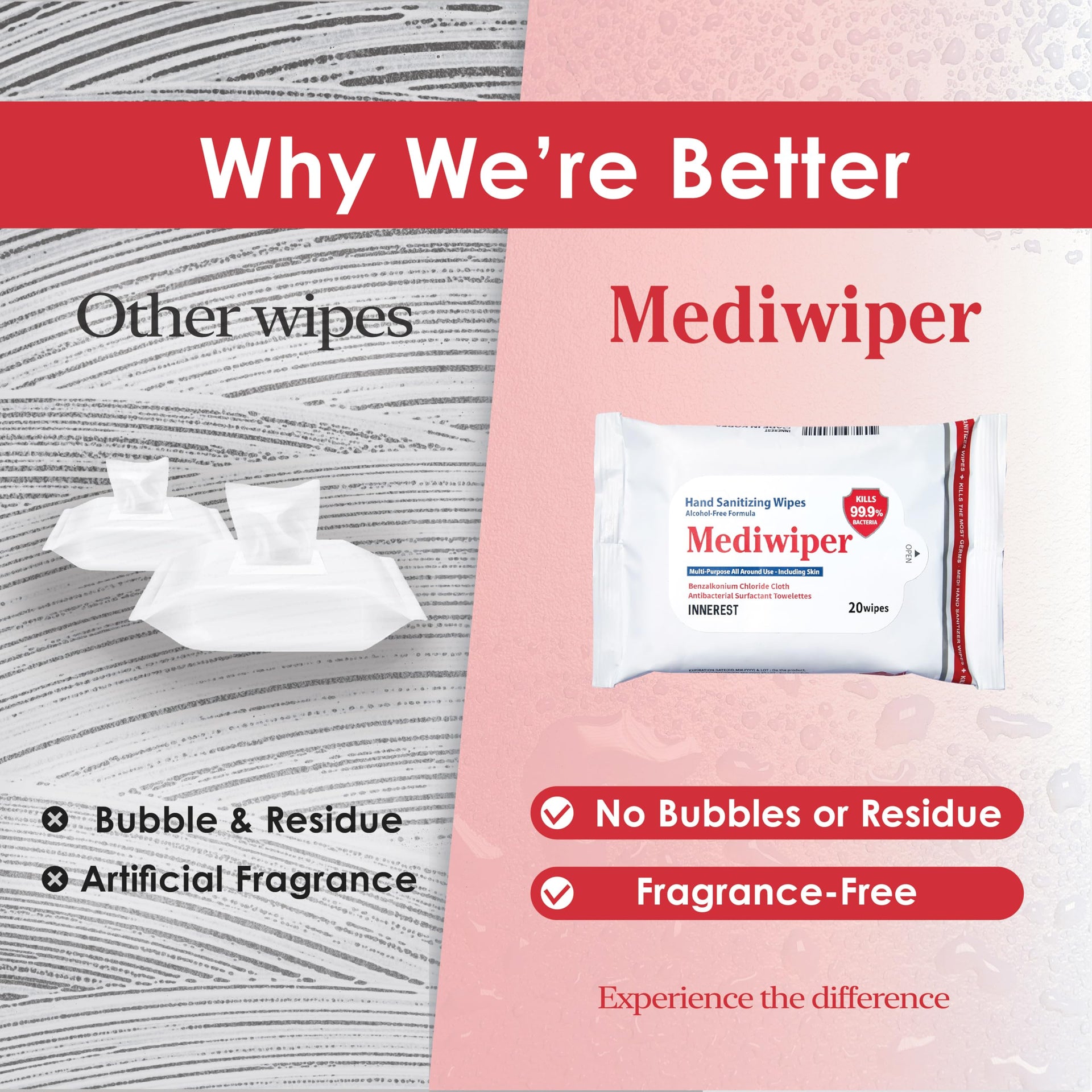 Mediwiper 160 Wipes (160 Count)