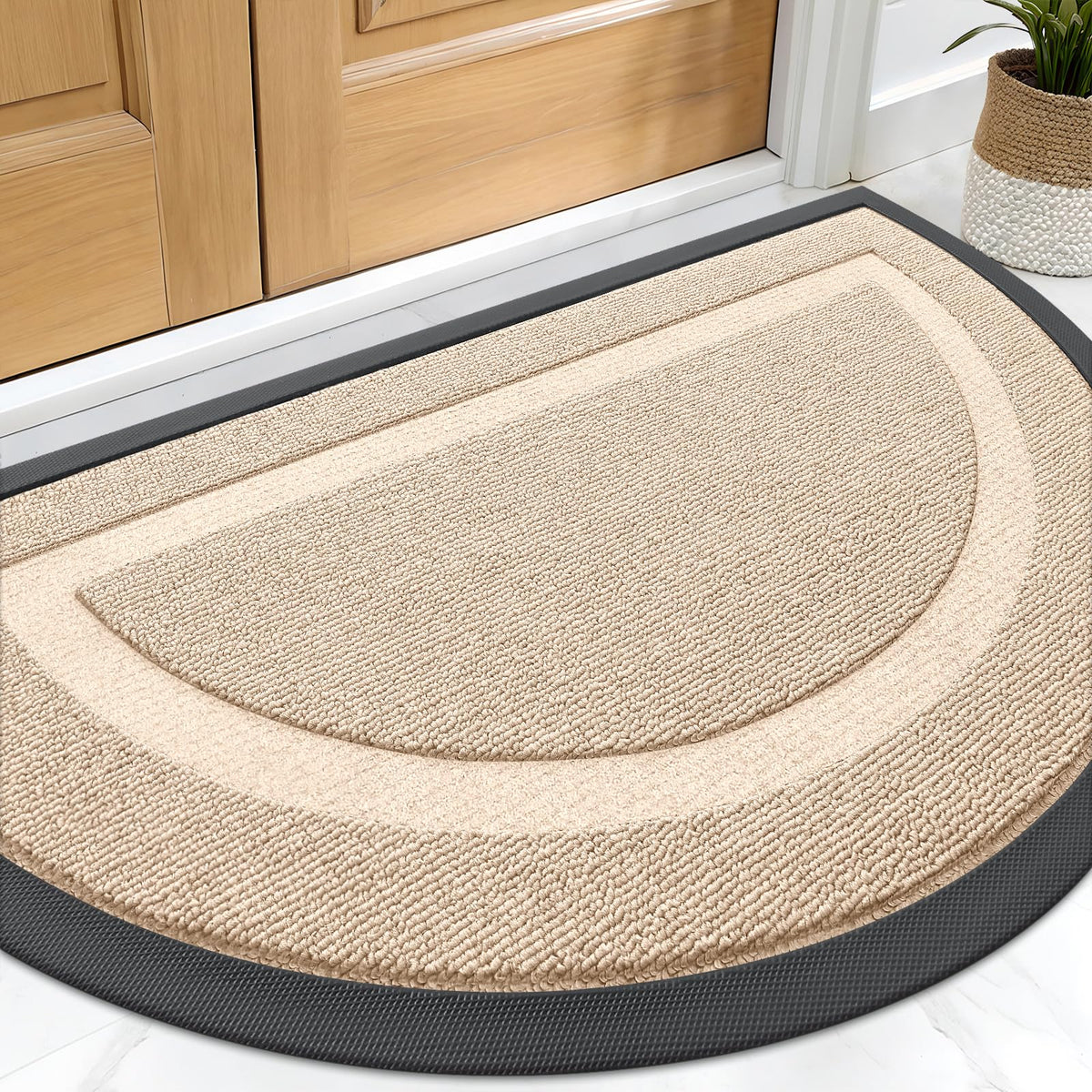 Half Circle Front Door Mat Outside 33x21 All