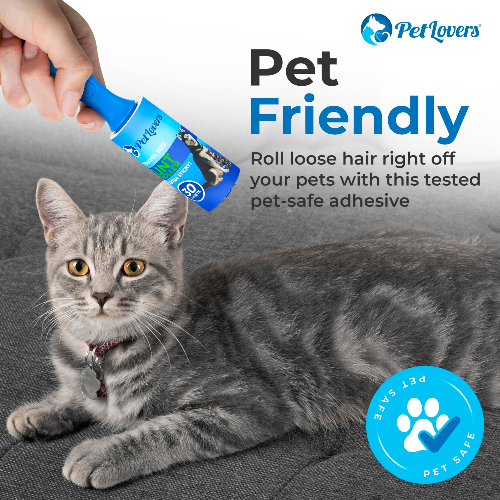 Extra Sticky Lint Roller Mega Value Set for Pet Hair Removal