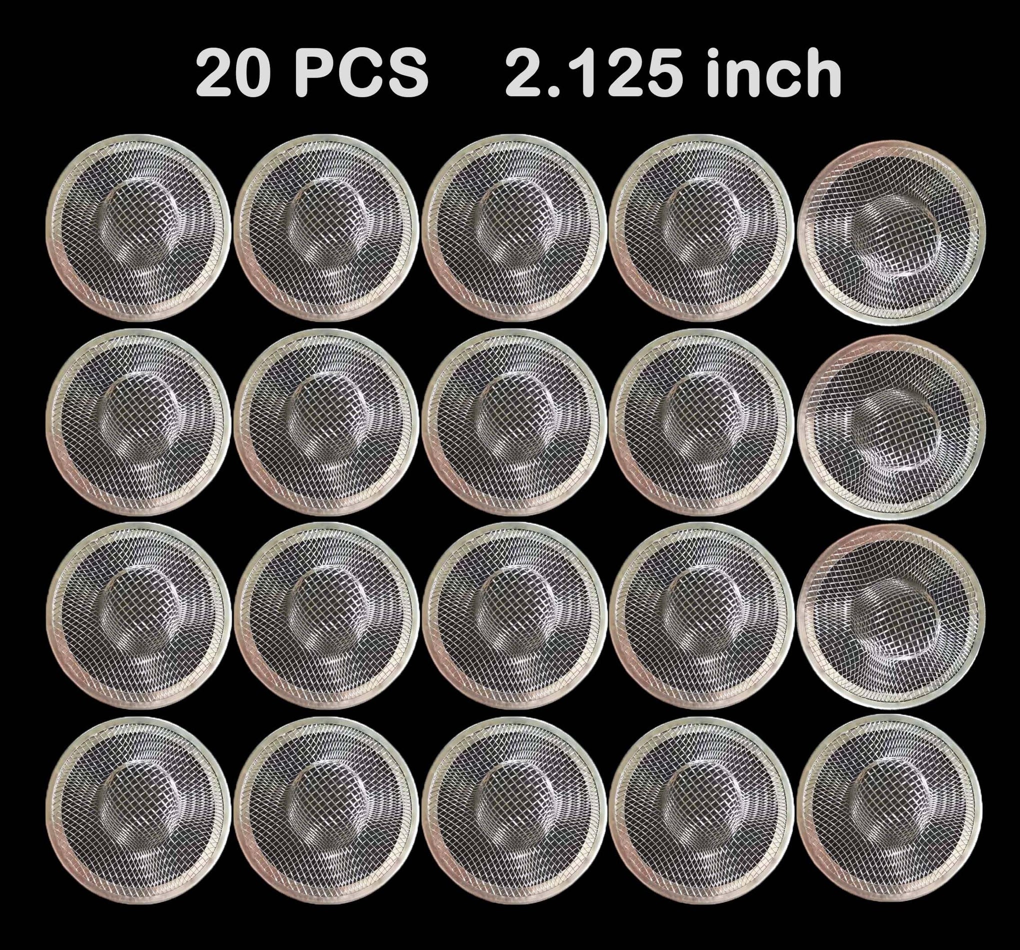 20Pcs Small Drain Mesh Basket (20 Count)