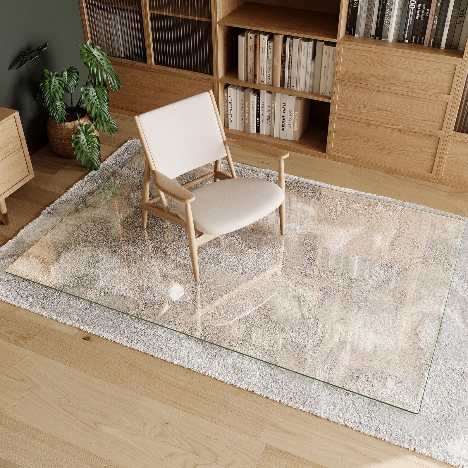 Tempered Glass Chair Mat 72"x48"