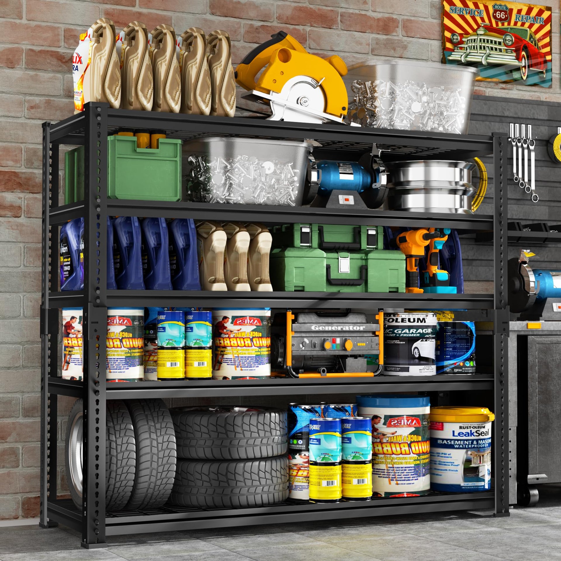 Storage Shelves Heavy Duty (2 Count)