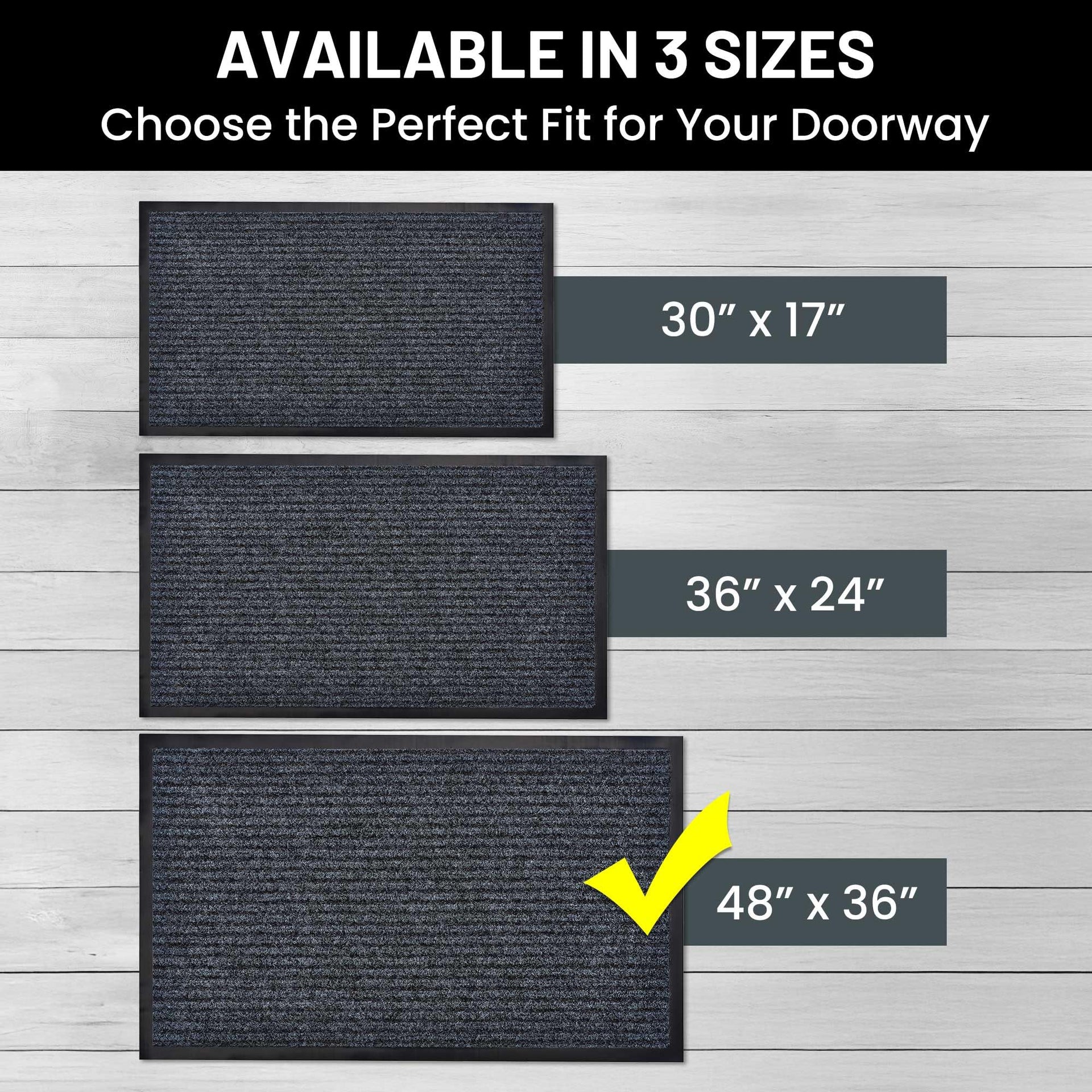 Front Door Mat (2 Count)