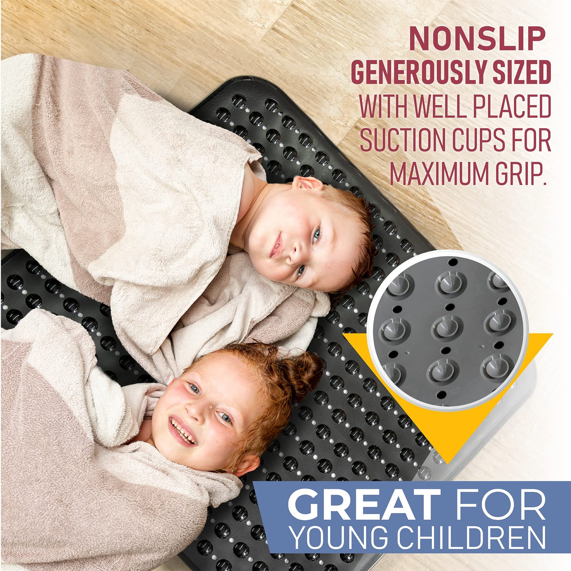 Extra Large Square Non Slip Shower Mat