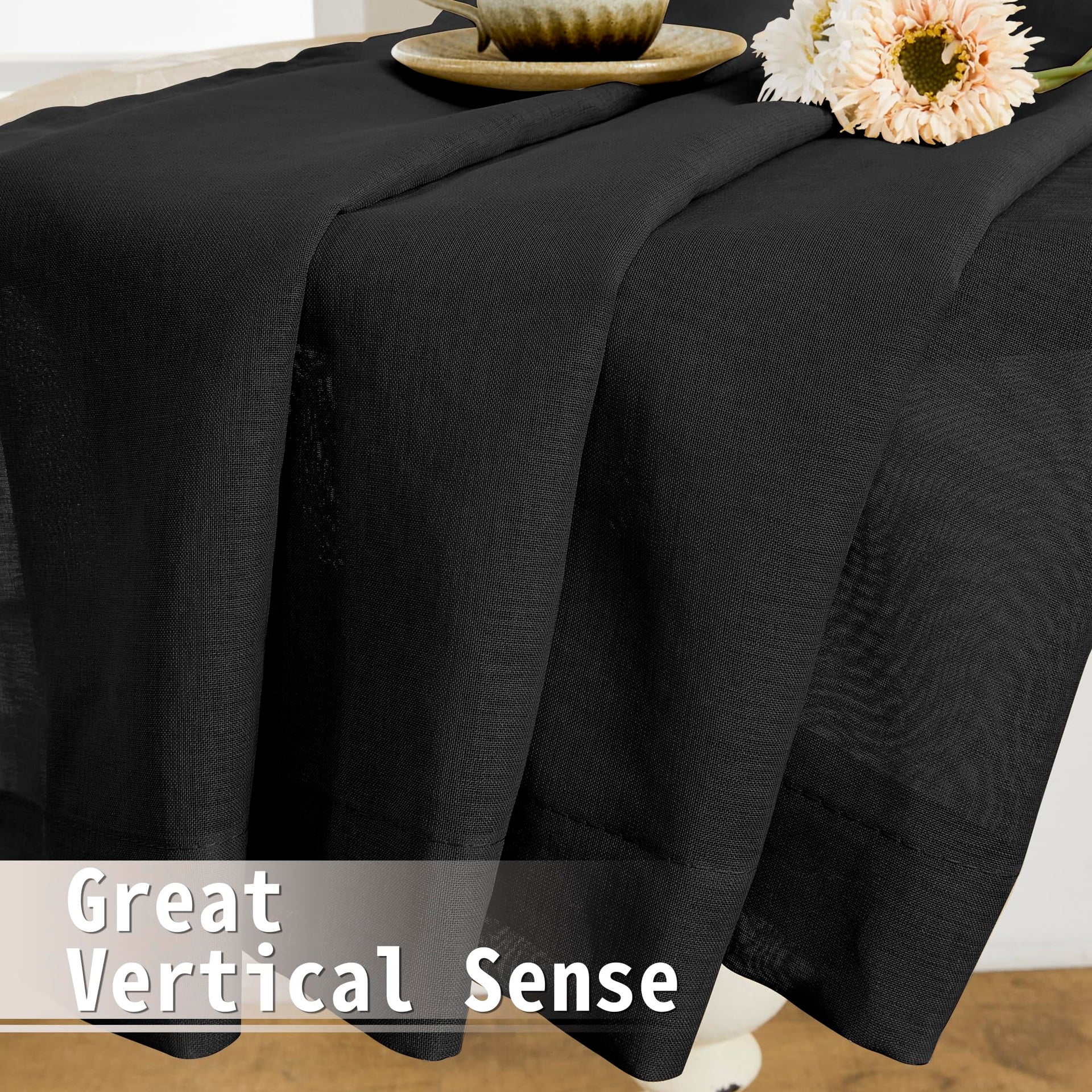 Sheer Door Curtains Closet Linen Textured Curtain Sheers Doorway Light Filtering Voile French Doors Rod Pocket Curtains Patio Glass Door