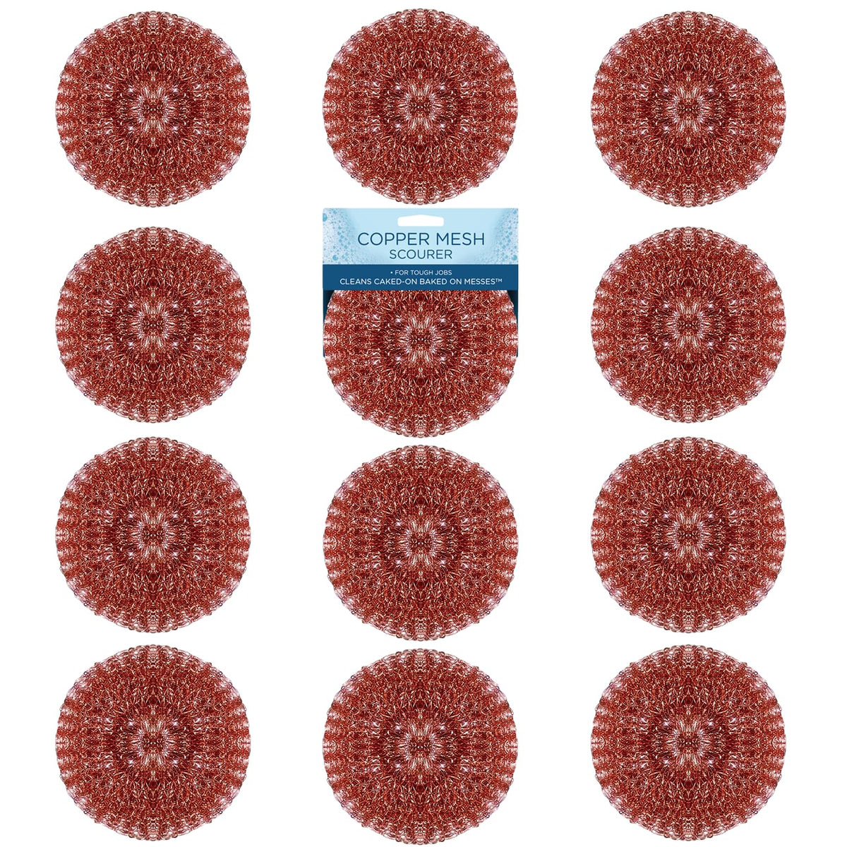 Copper Mesh Scouring Pad (12 Count)