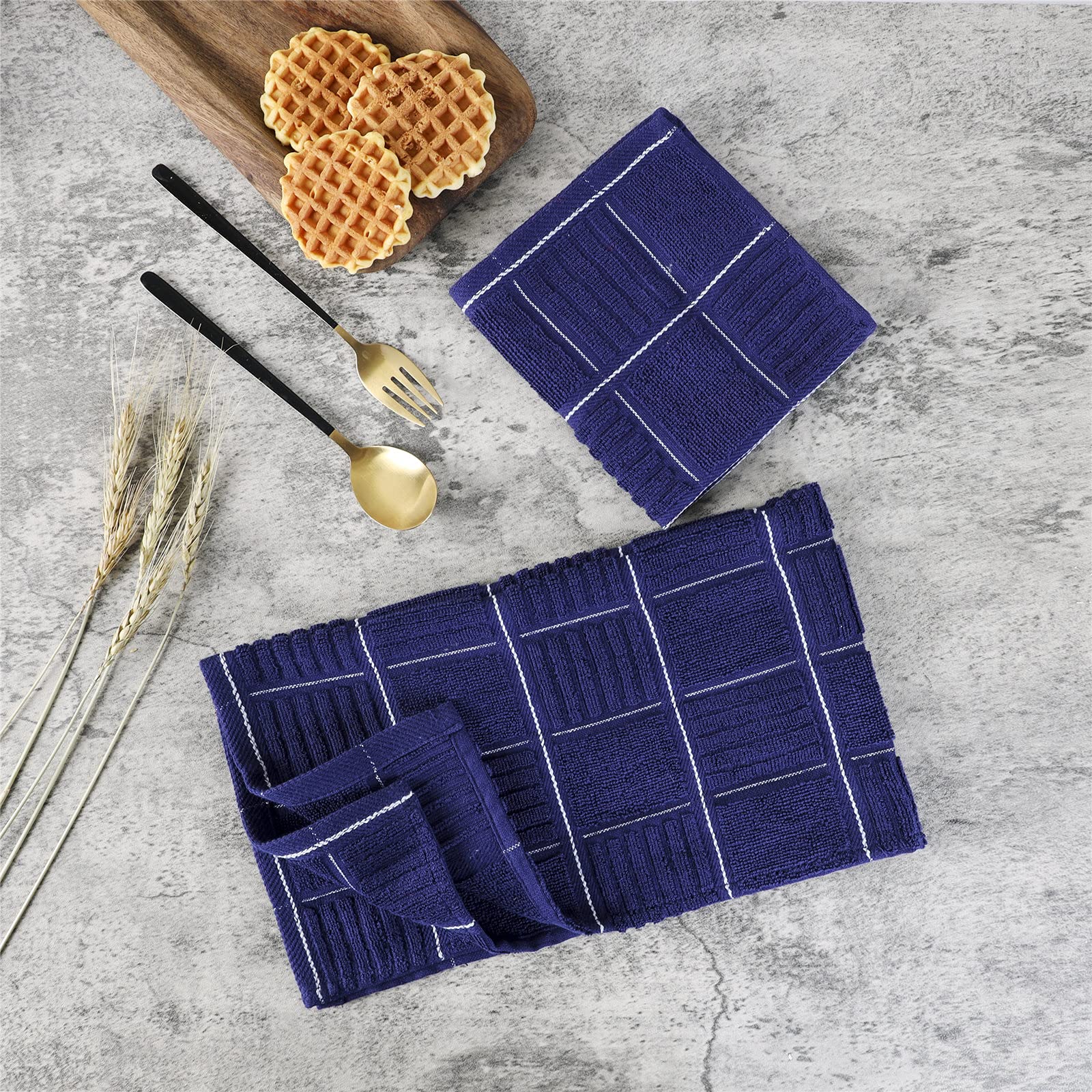Kitchen Towels and Dishcloths Set (8 Count)