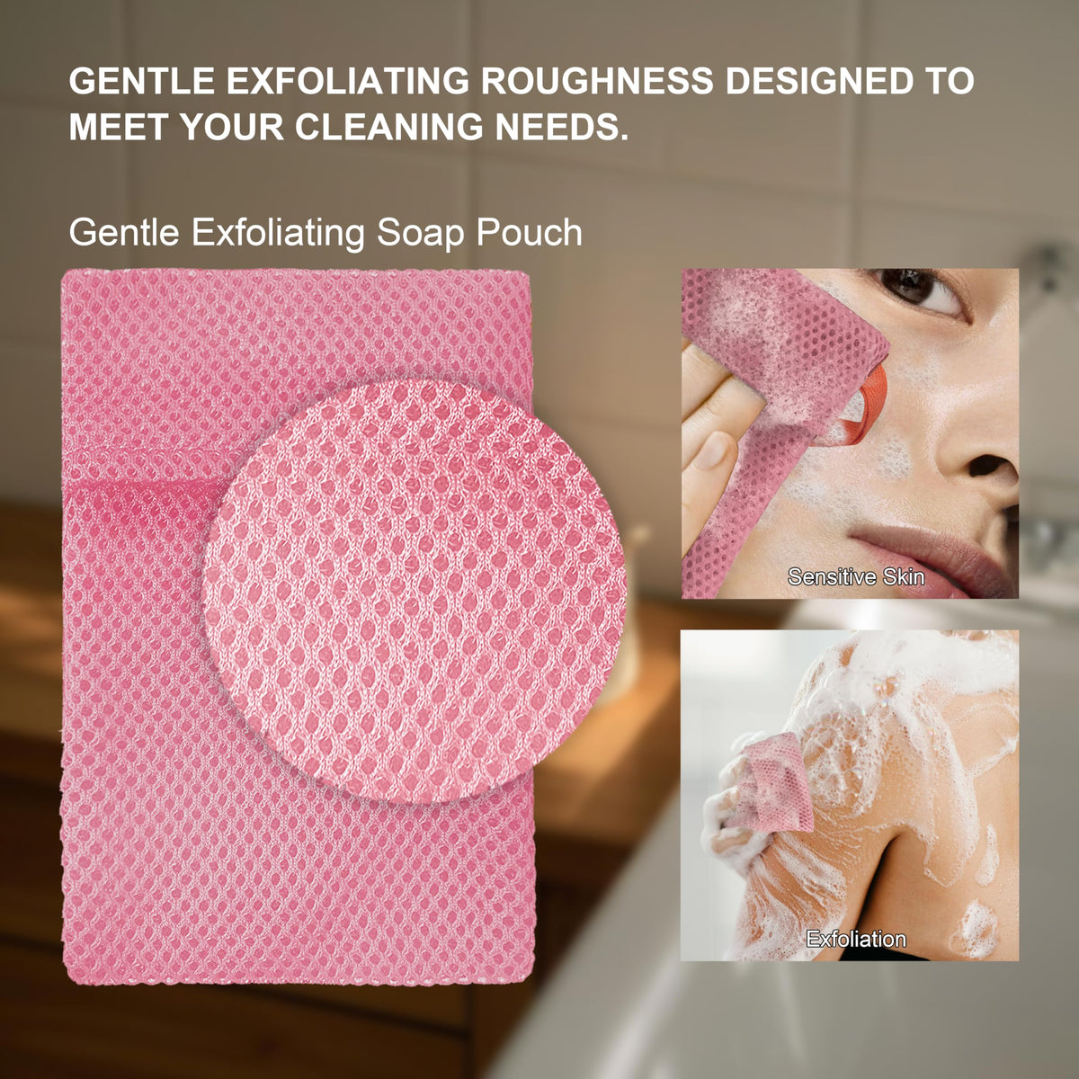 2 Pack Soap Bag Gentle Exfoliating (2 Count)