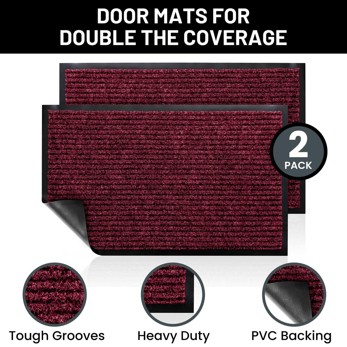 Front Door Mat (2 Count)