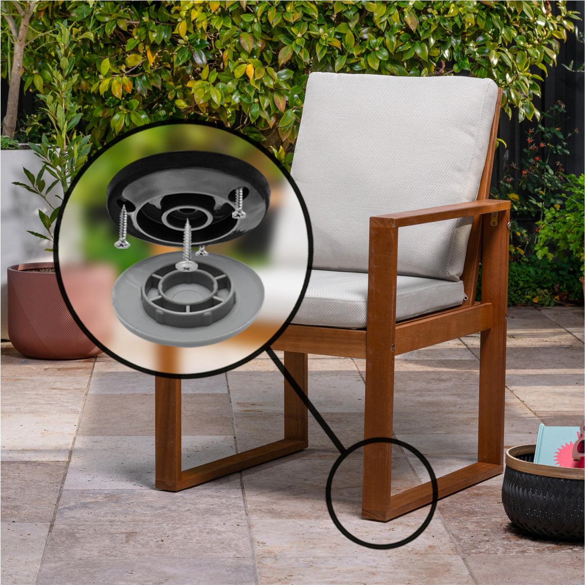 Gorilla Outdoor 2 Inch Furniture Sliders (4 Count)