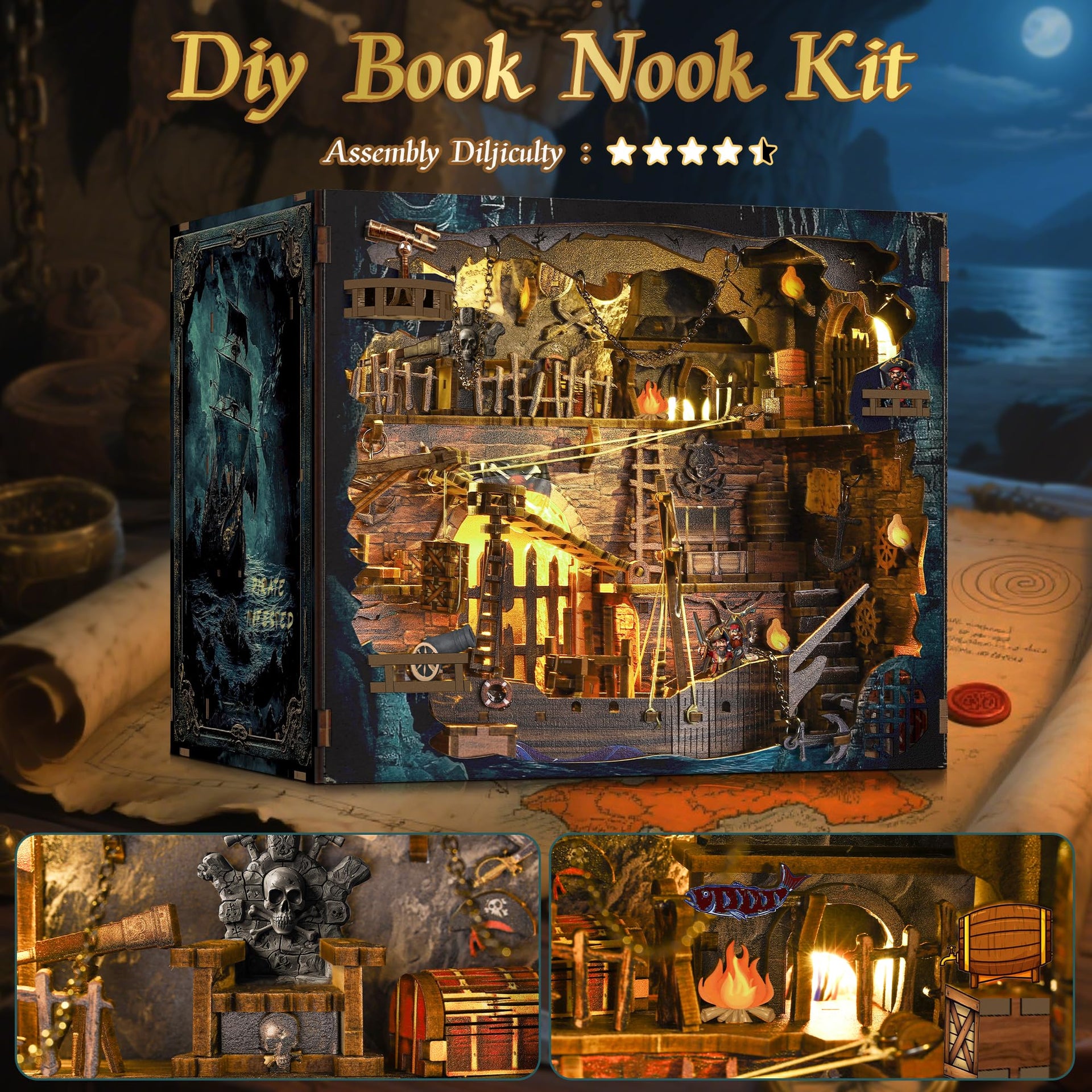 Pirate Book Nook Kit (400 Count)