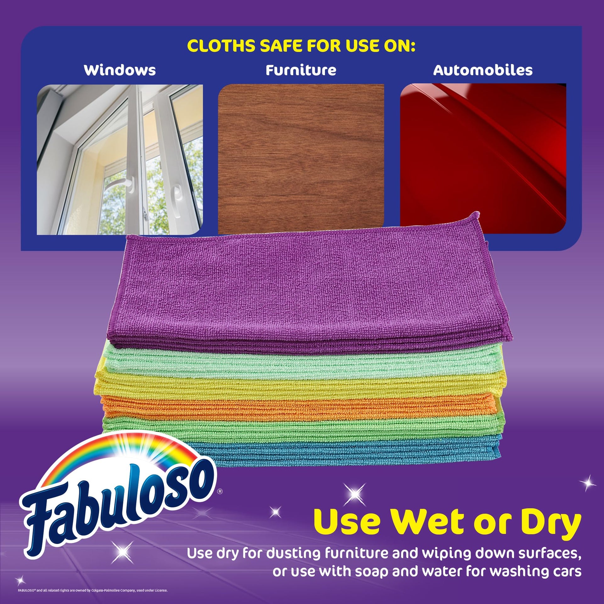 Microfiber Cleaning Cloths (12 Count)