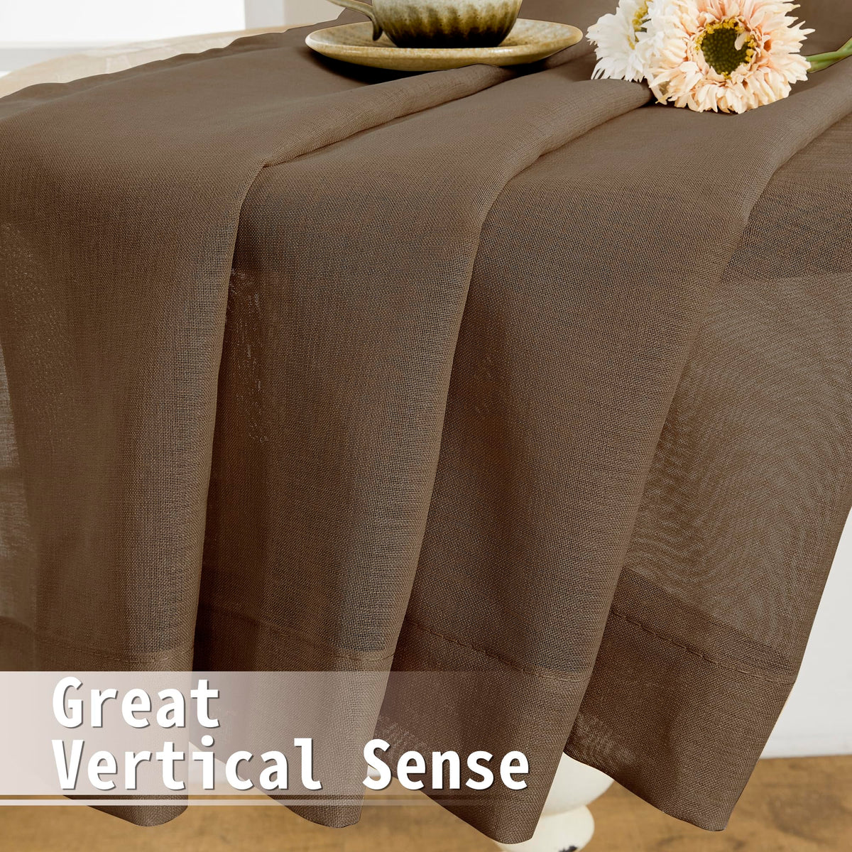 Short Sheer Door Curtains Closet Linen Textured Curtains Sheer Doorway Light Filtering Voile Patio Glass Door Rod Pocket Curtain French Doors
