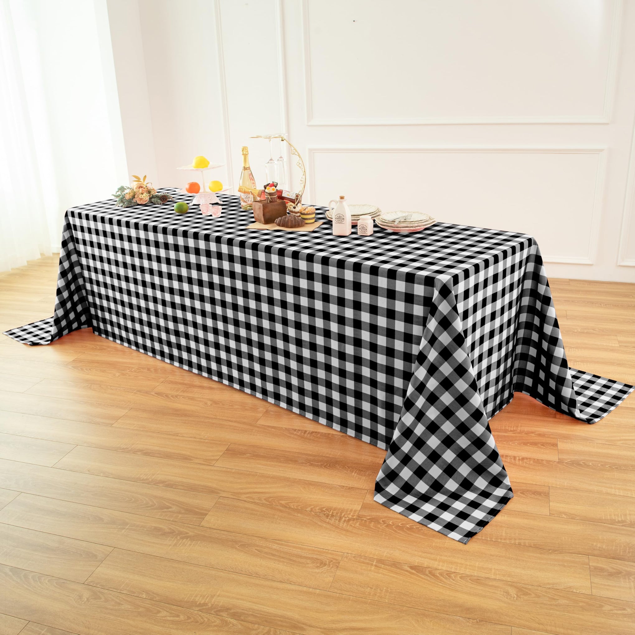 Classic Gingham Buffalo Tablecloth Fabric