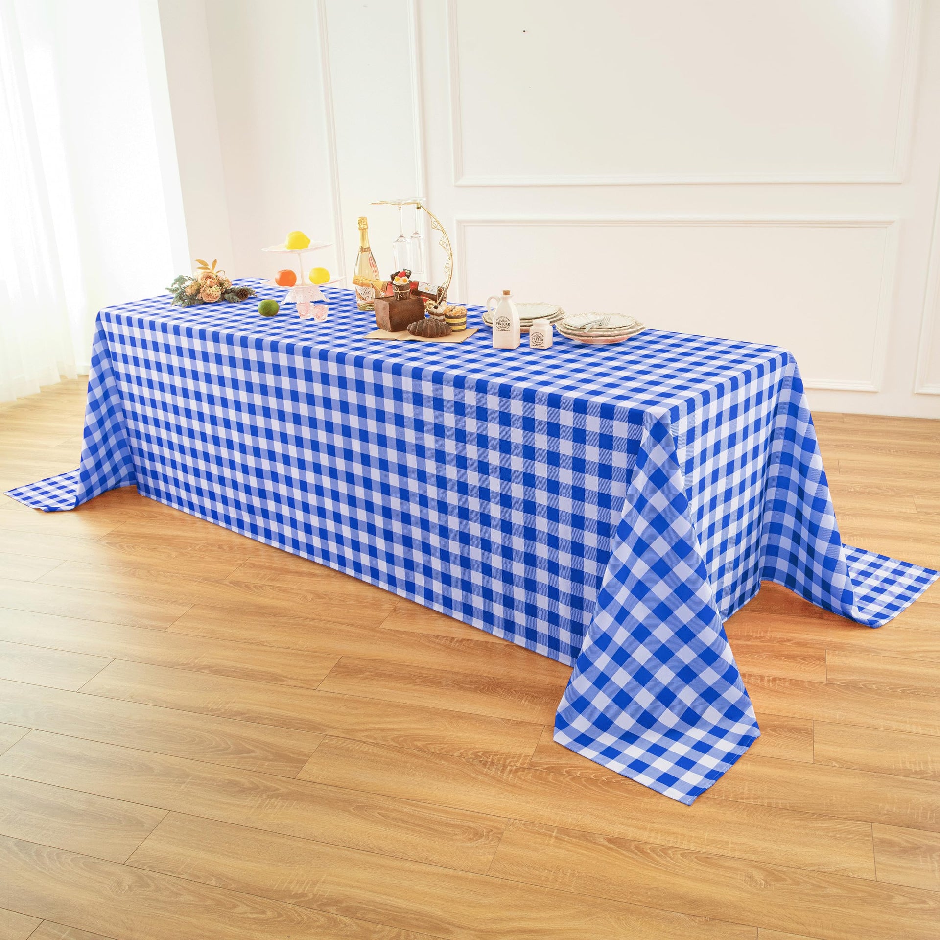 Classic Gingham Buffalo Tablecloth Fabric