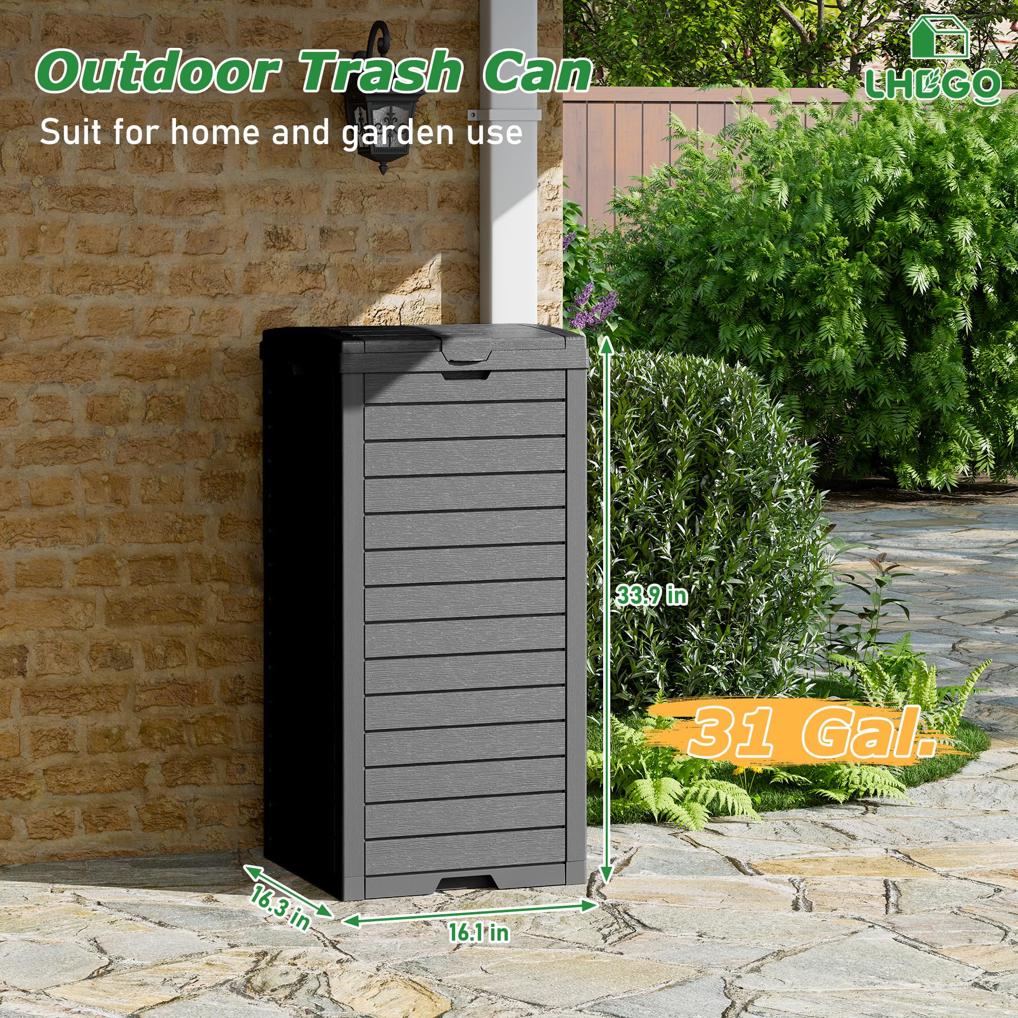 Outdoor Trash Can