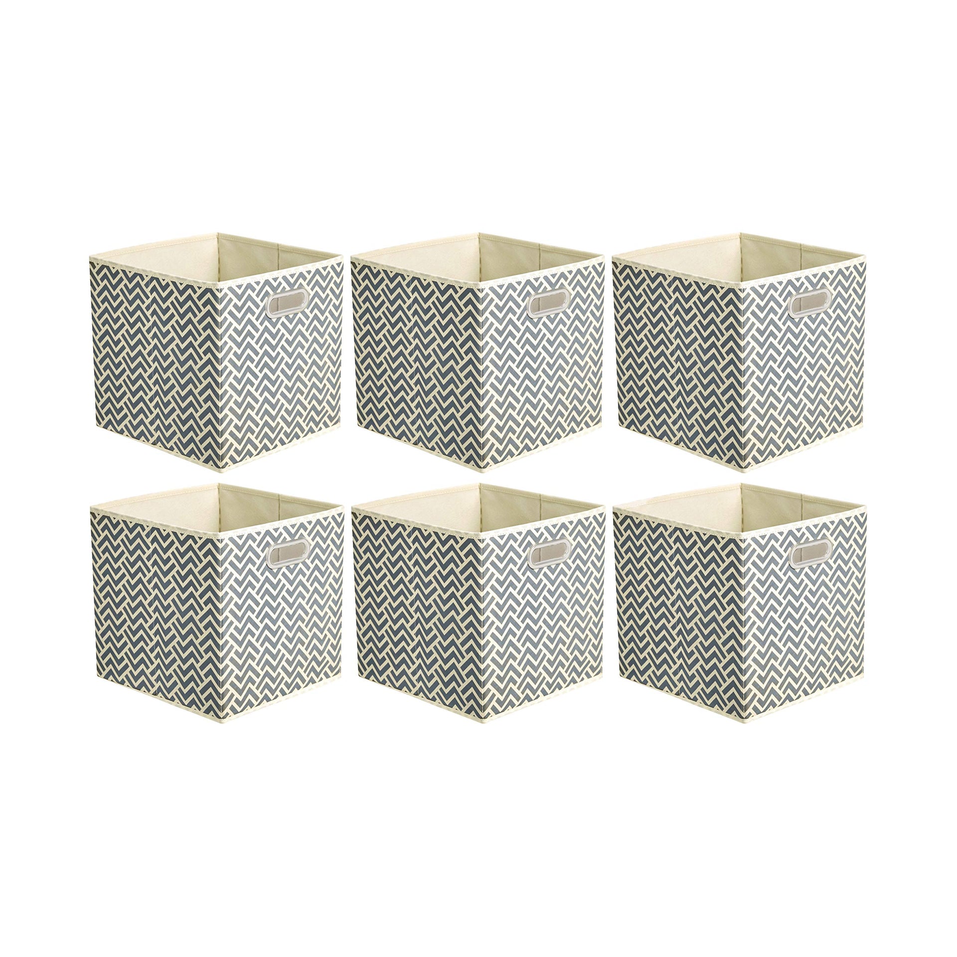 Collapsible Storage Bins with Handle (6 Count)