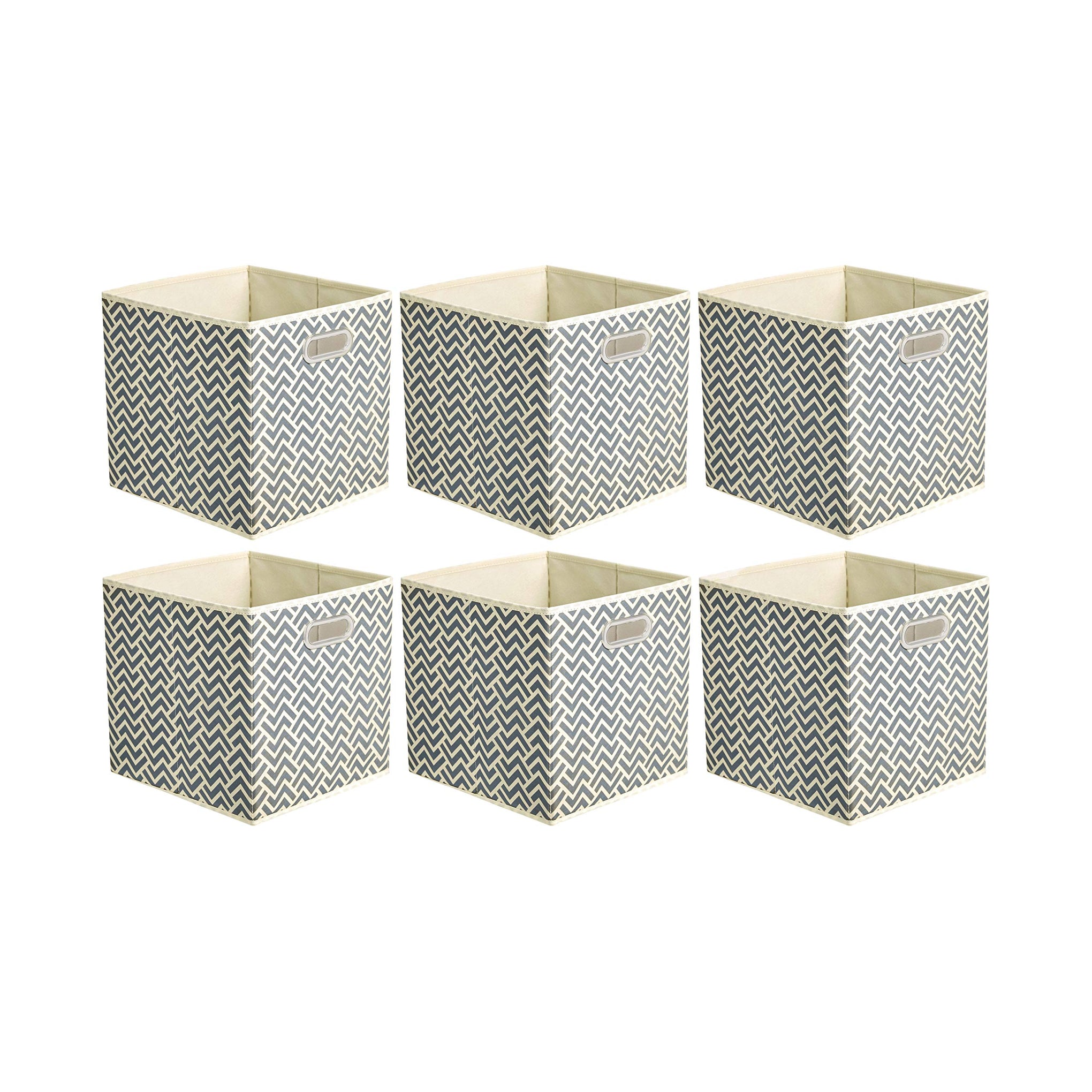 Collapsible Storage Bins with Handle (6 Count)