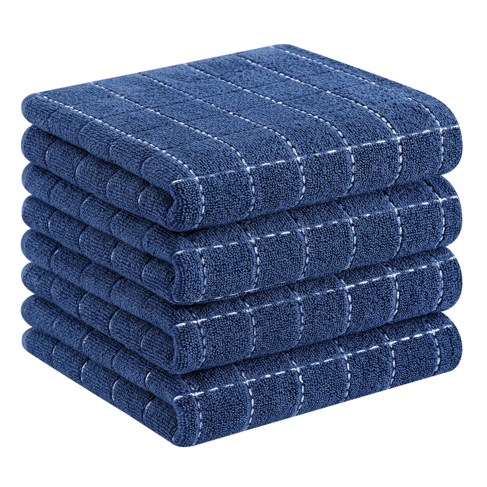 100% Cotton Terry Kitchen Towels (4 Count)