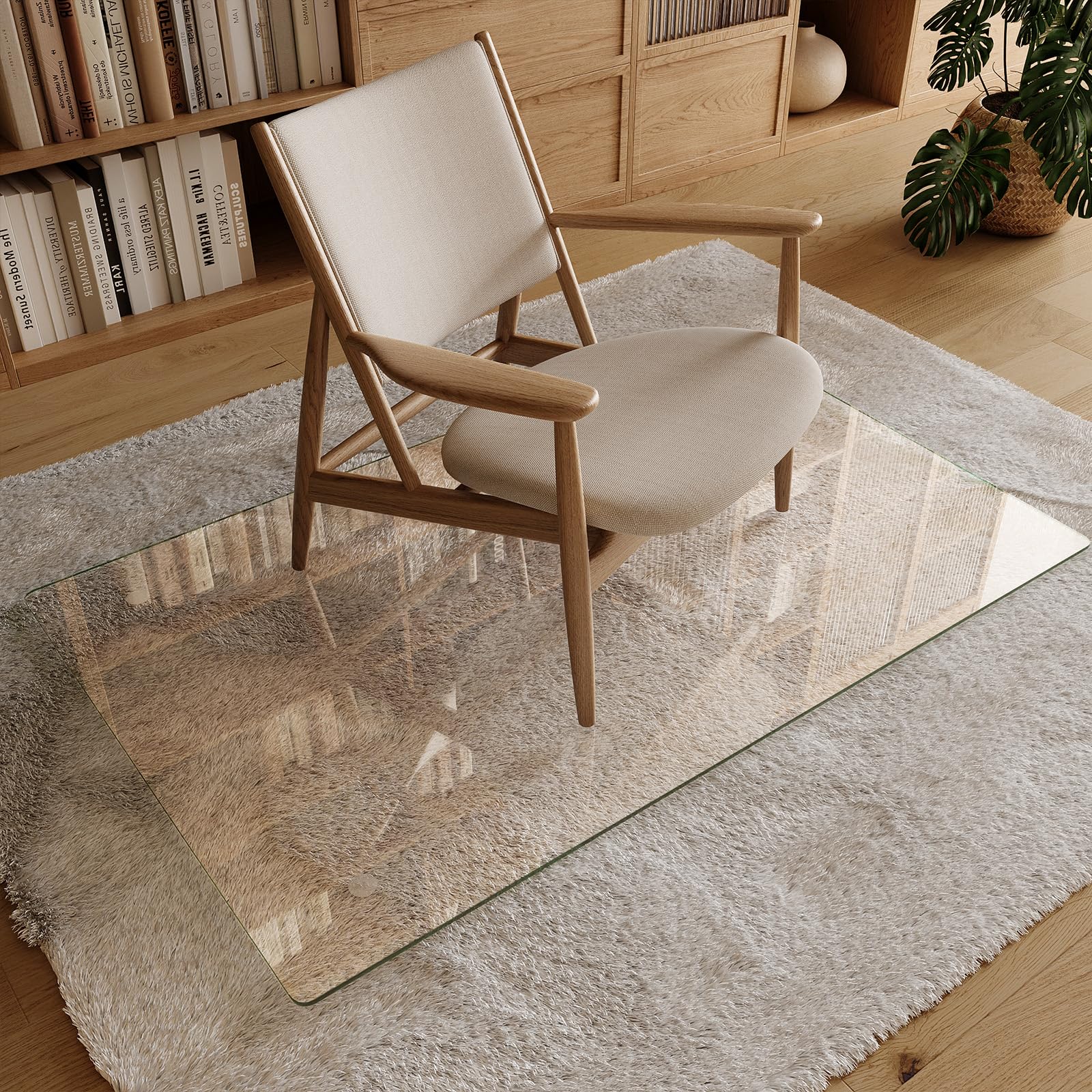 Tempered Glass Chair Mat 30"x48"