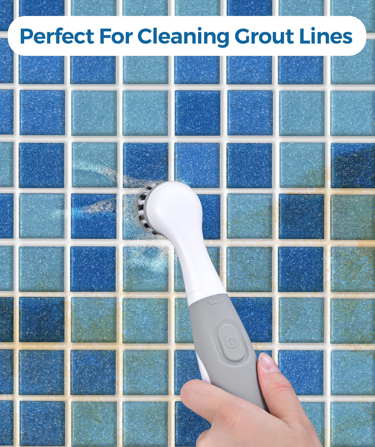 Electric Cleaning Brush with Battery Power