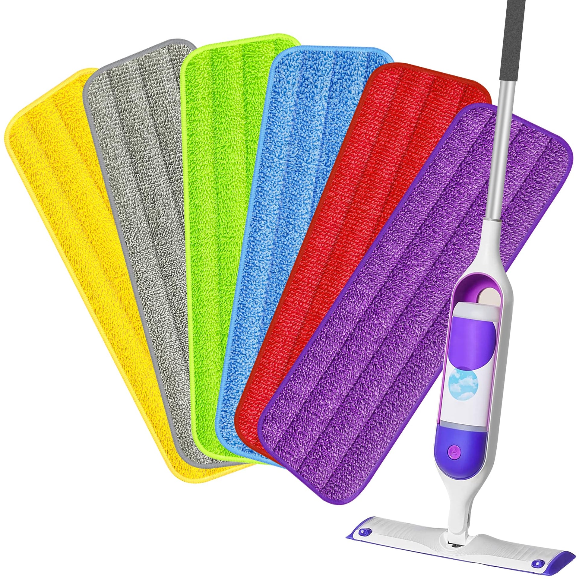 Reusable Mop Pads for Swiffer PowerMop (6 Count)