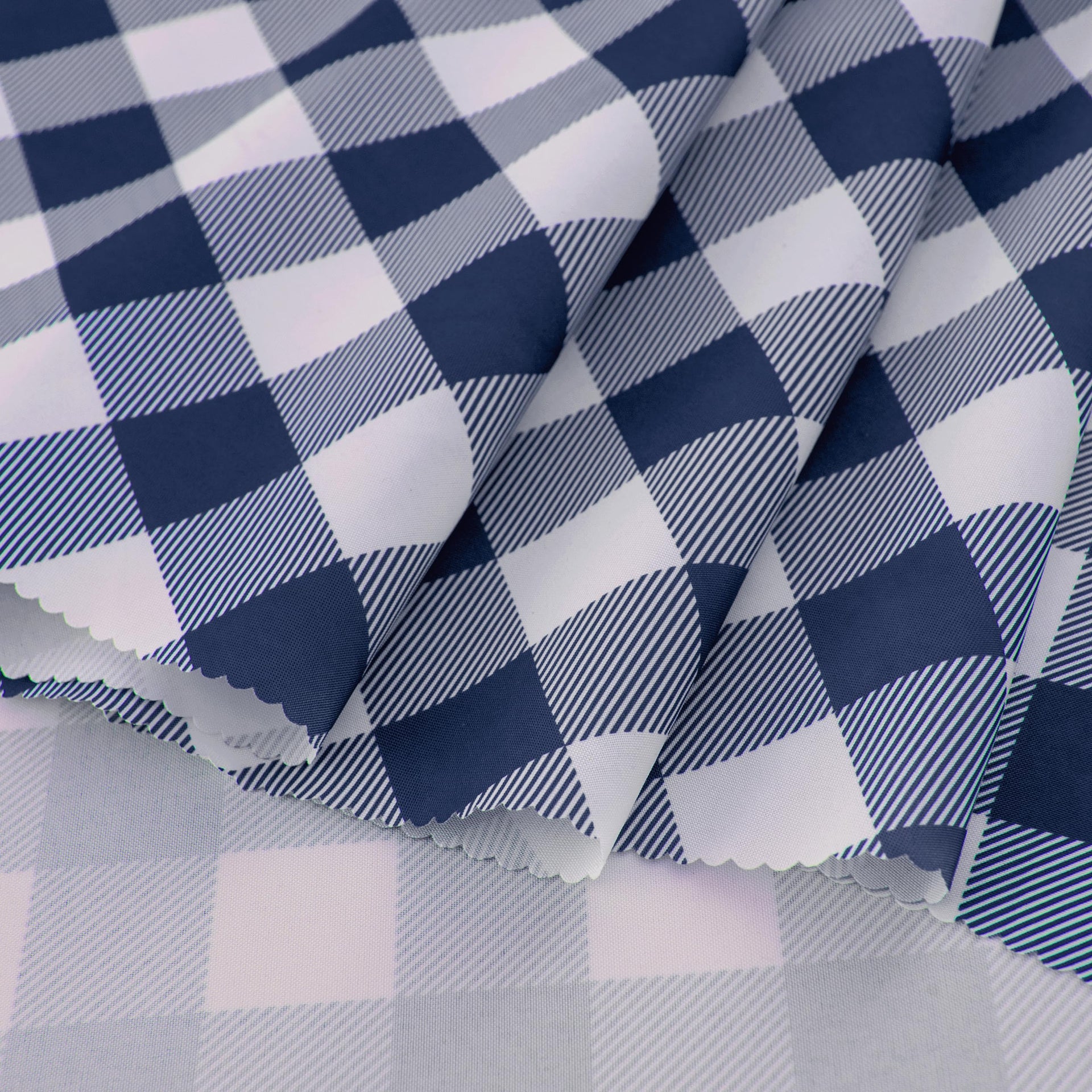 Waterproof Plaid Tablecloth Fabric