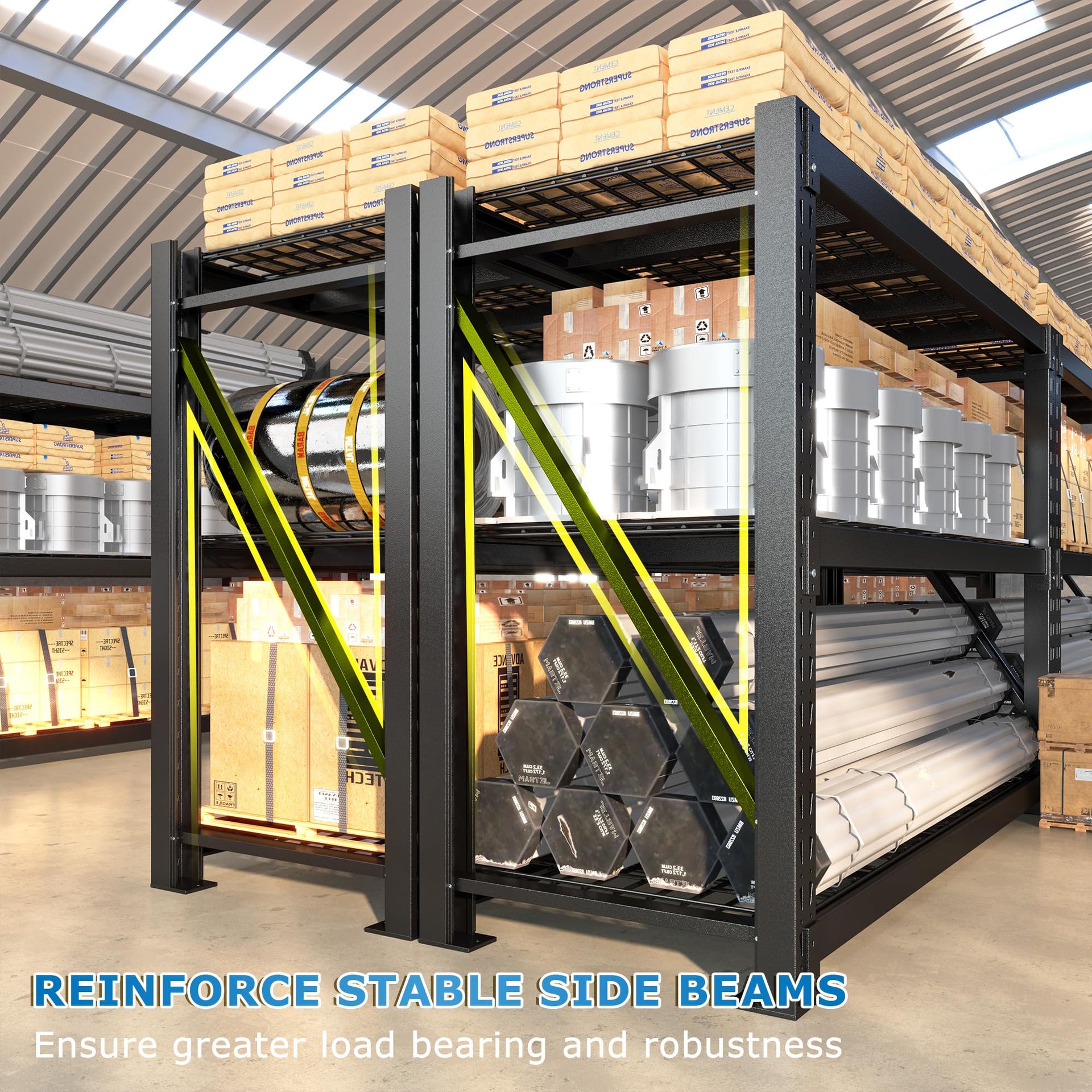 8250LBS Heavy Duty Garage Shelving
