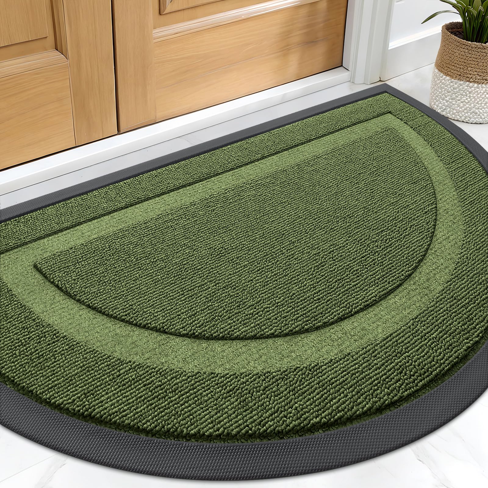 Half Circle Front Door Mat Outside 33x21 All