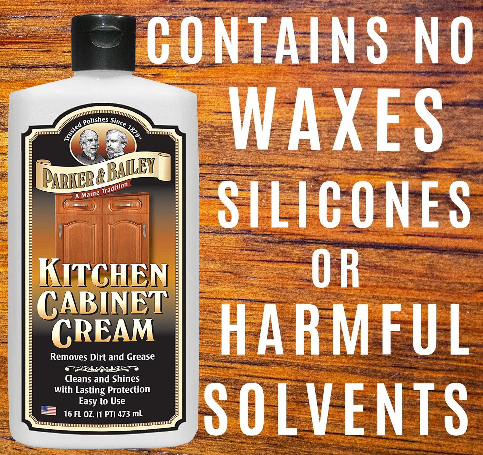 Parker and Bailey Kitchen Cabinet Cream Wood Cleaner Grease Remover 16 oz (32 Fl Oz)