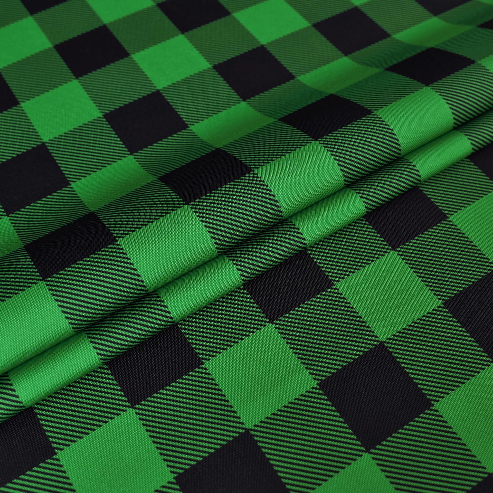 Waterproof Plaid Tablecloth Fabric