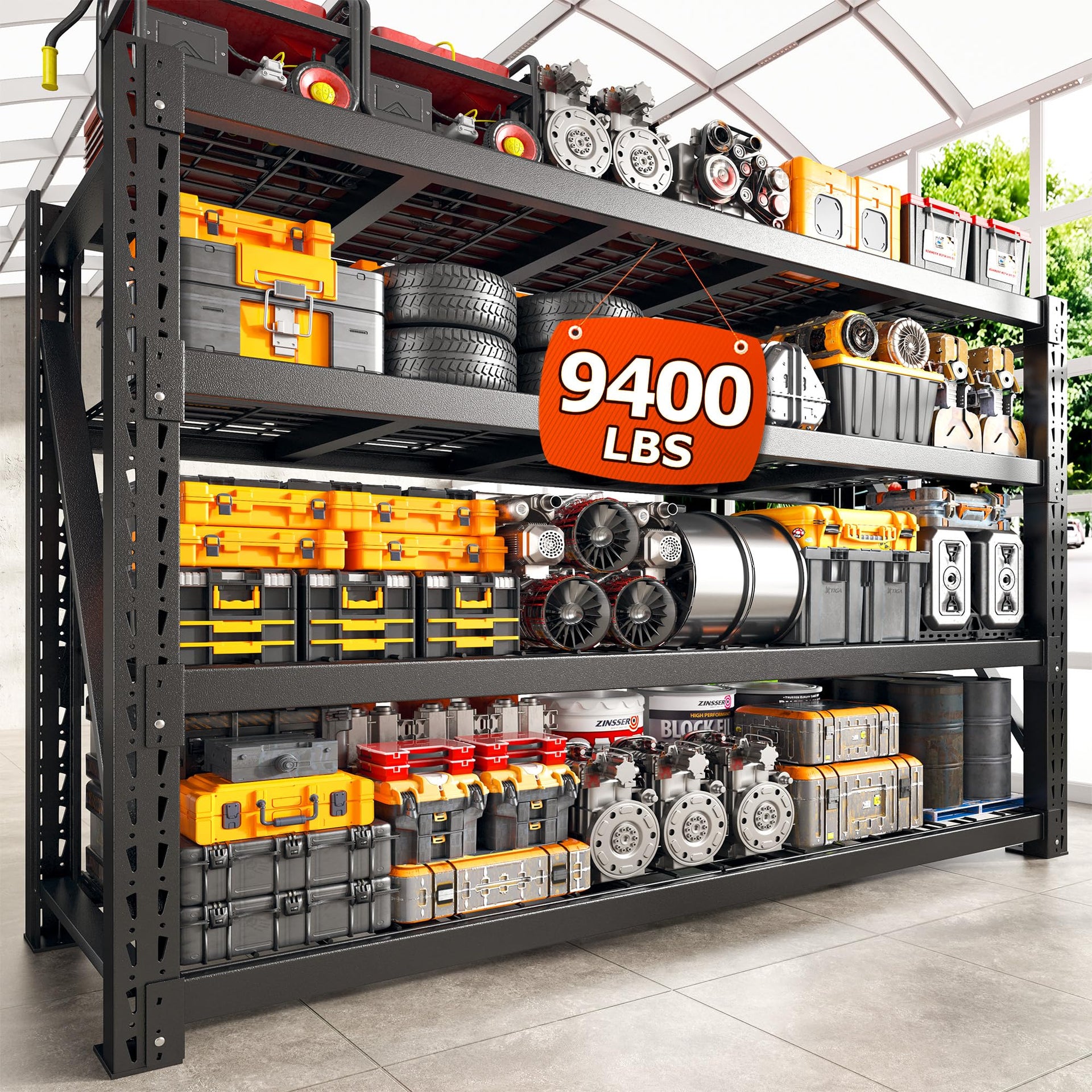 9400LBS Garage Shelving Heavy Duty