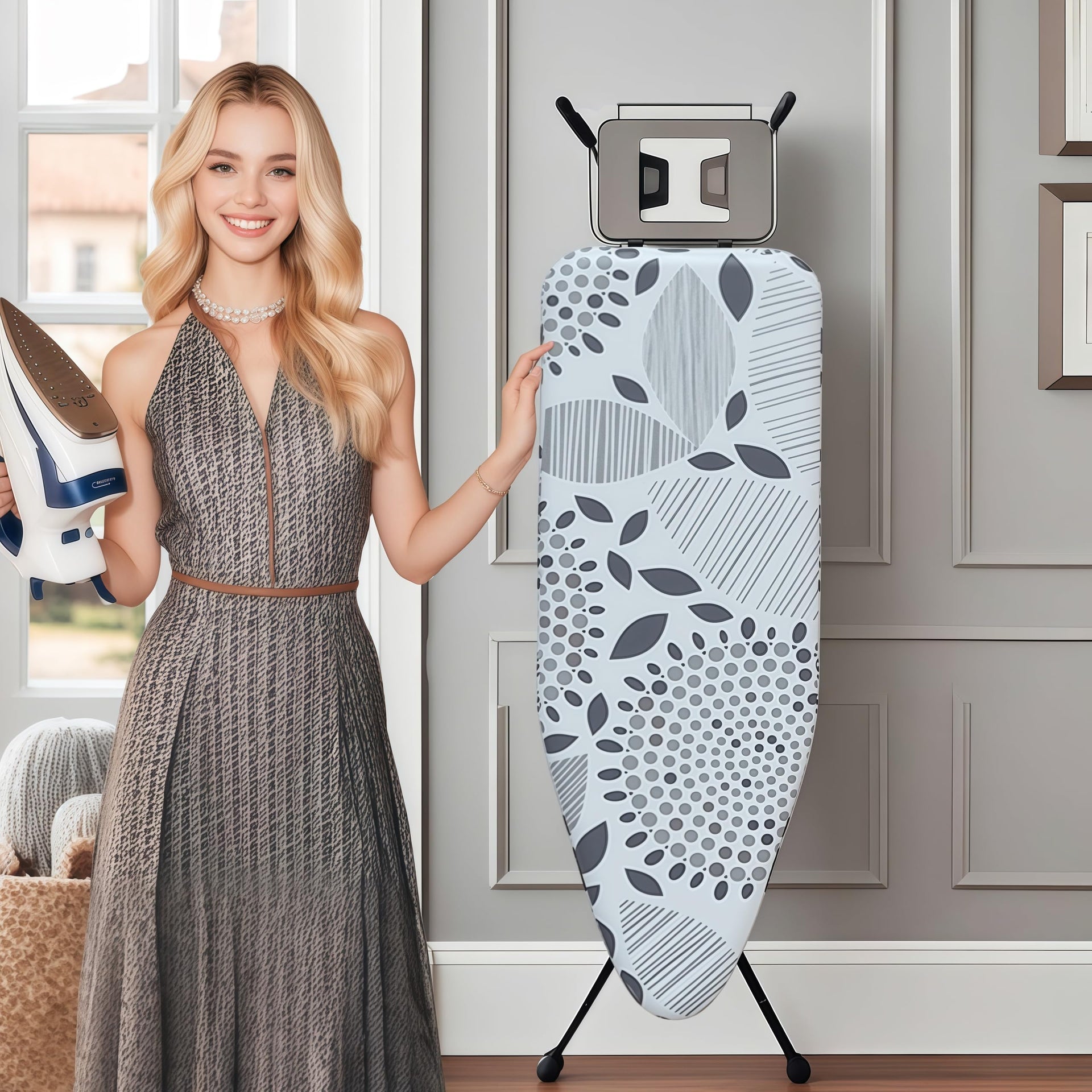 Ironing Board Cover with Two 5MM Thick Feltpads