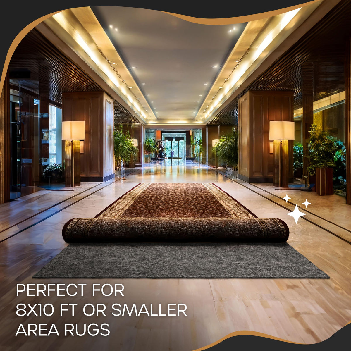 Felt Rug Pad 8 x10 ft (80 Sq Ft)