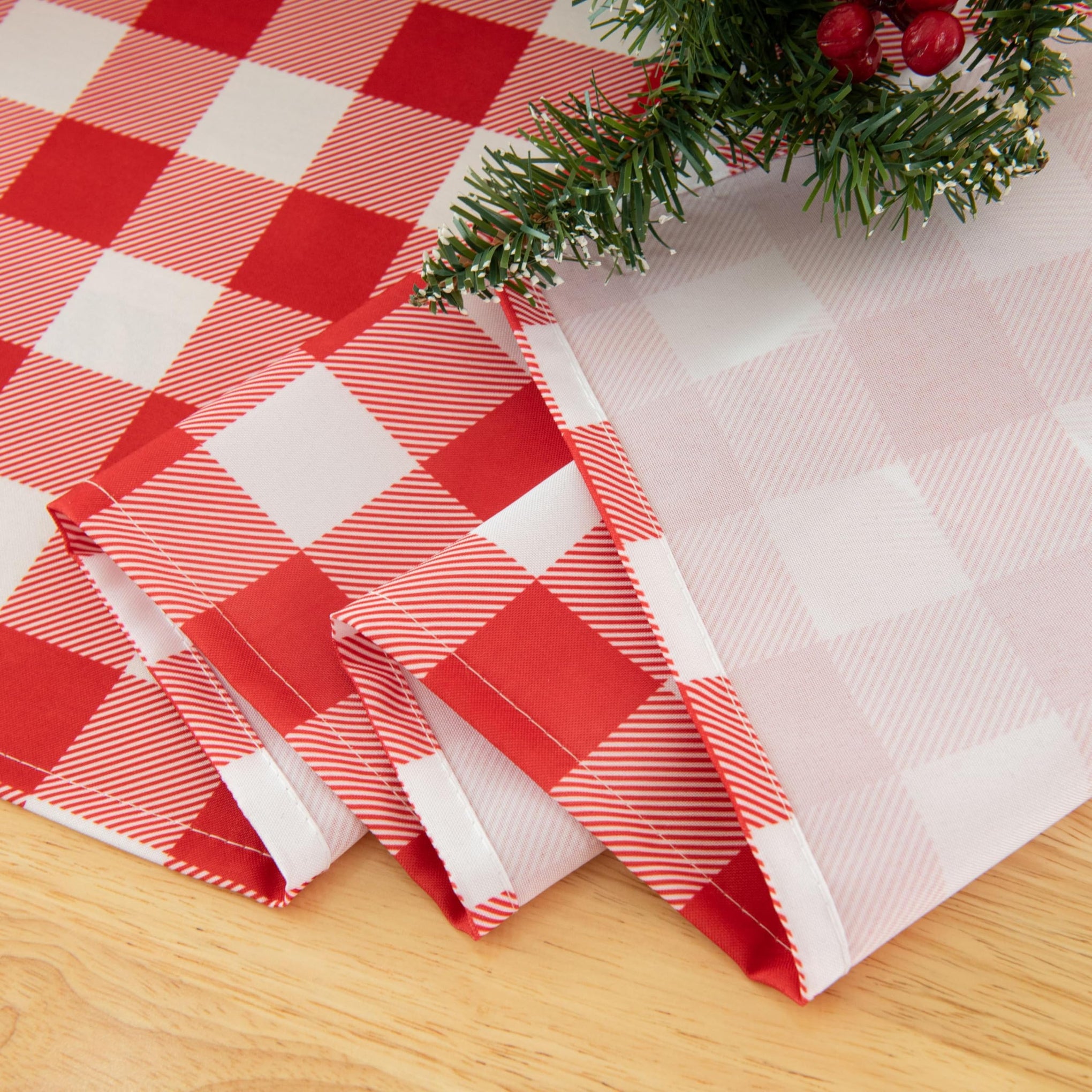 Classic Gingham Buffalo Tablecloth Fabric