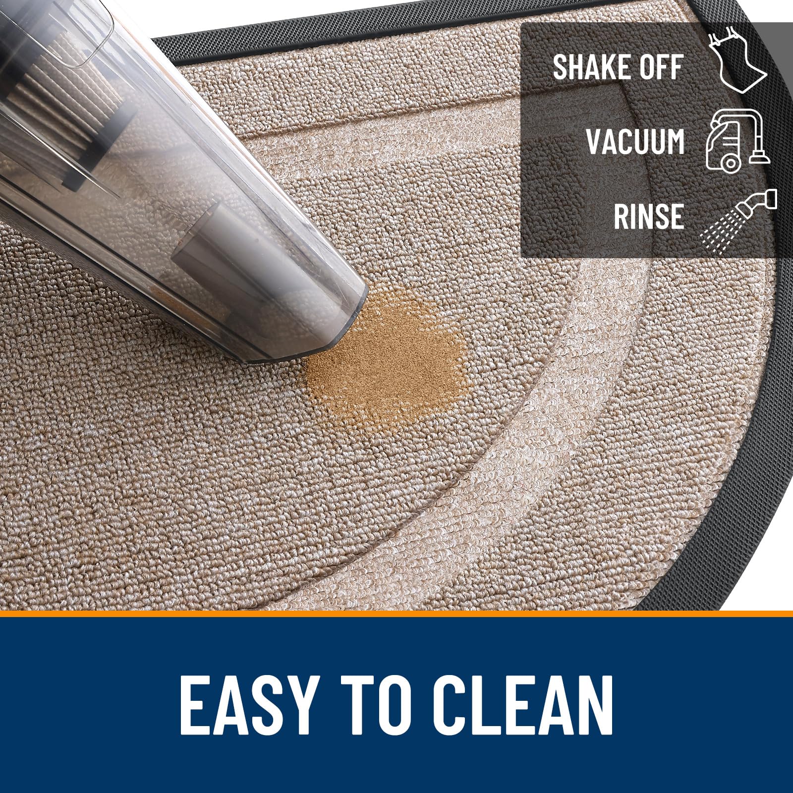 Half Circle Front Door Mat Outside 59x34 All