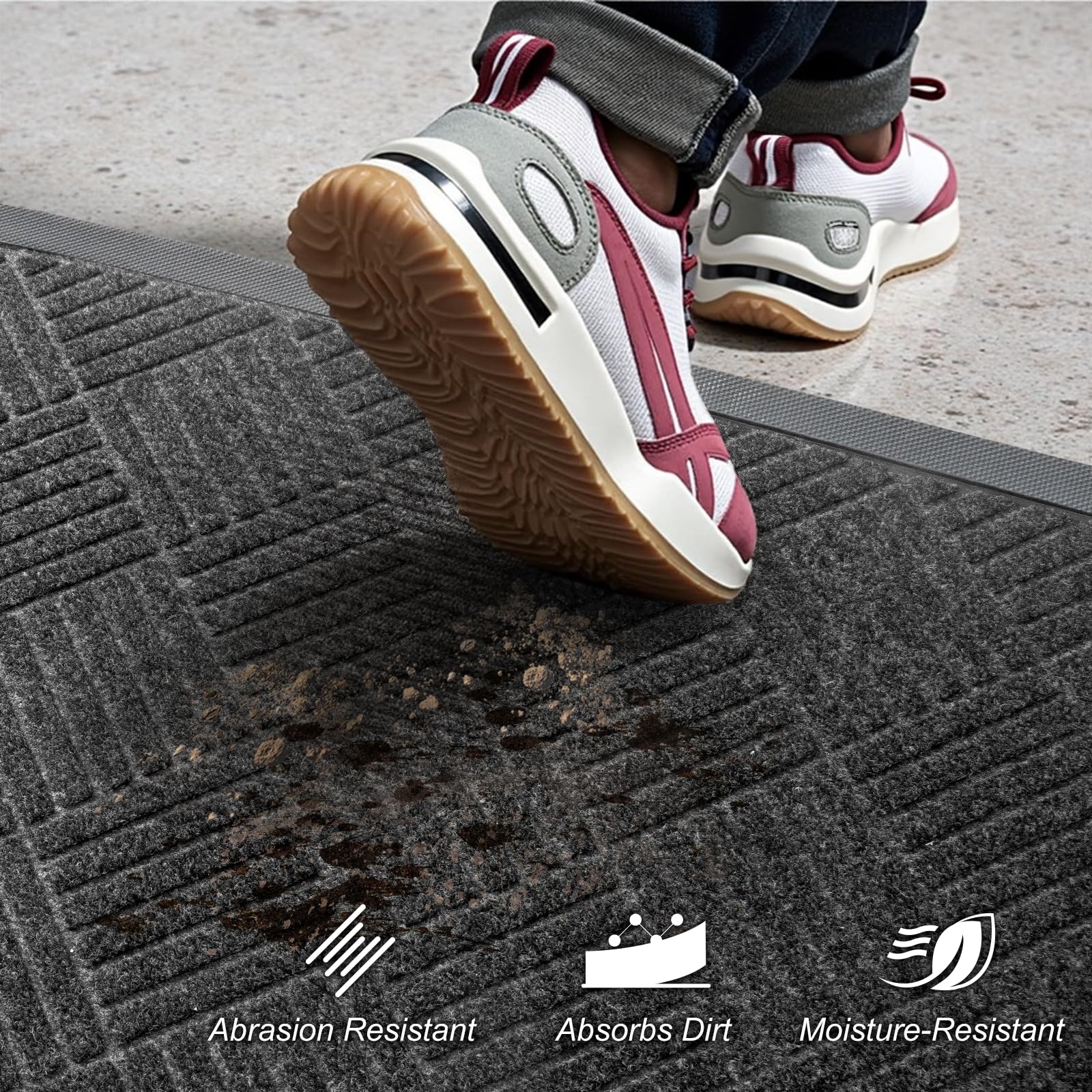 Indoor Outdoor Door Mat (8 Sq Ft)