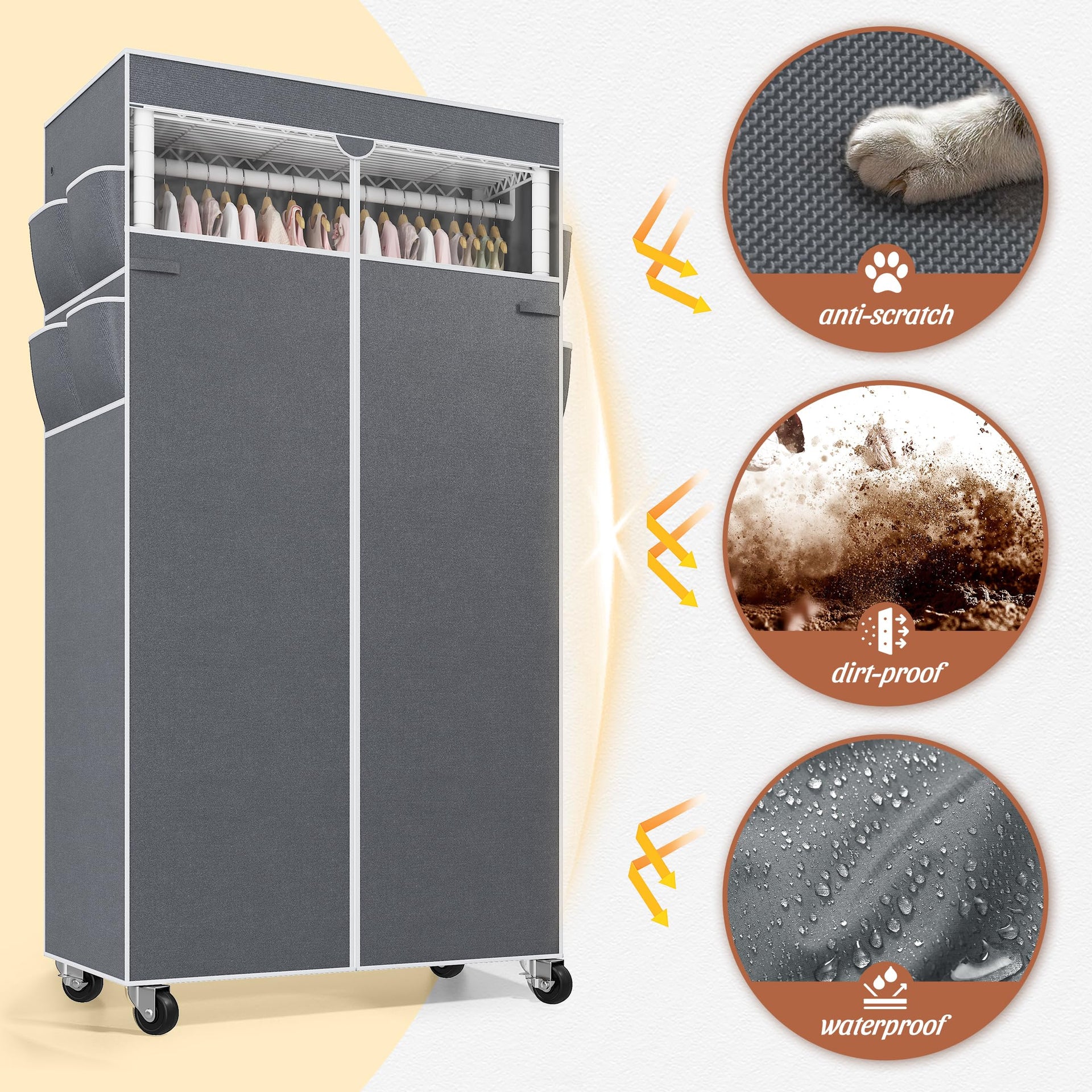 Clothes Rack with Cover