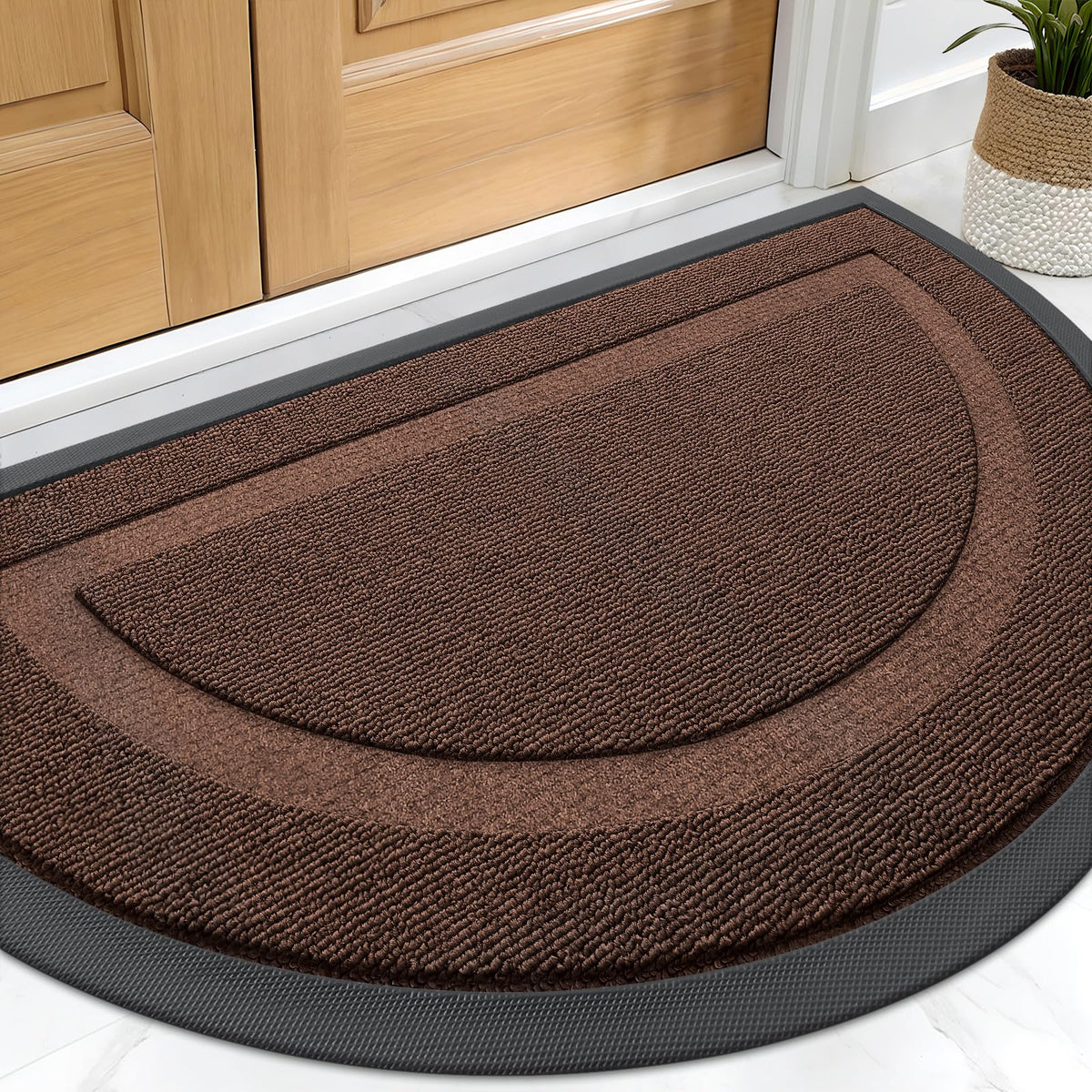 Half Circle Front Door Mat Outside 33x21 All