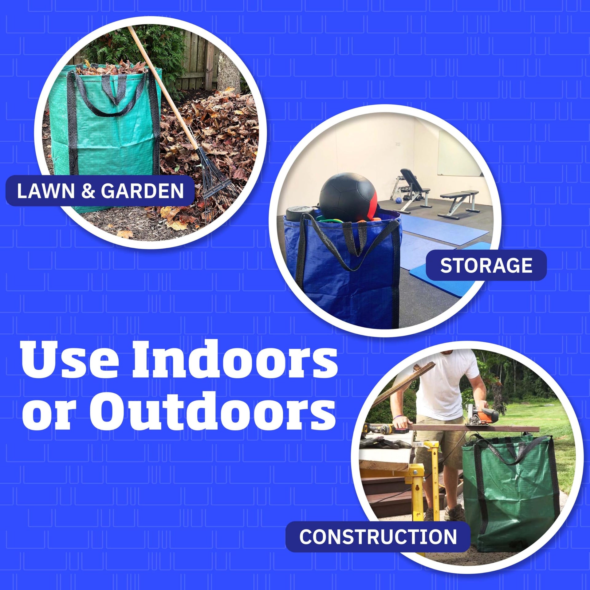 Heavy Duty Home and Yard Bags (3 Count)