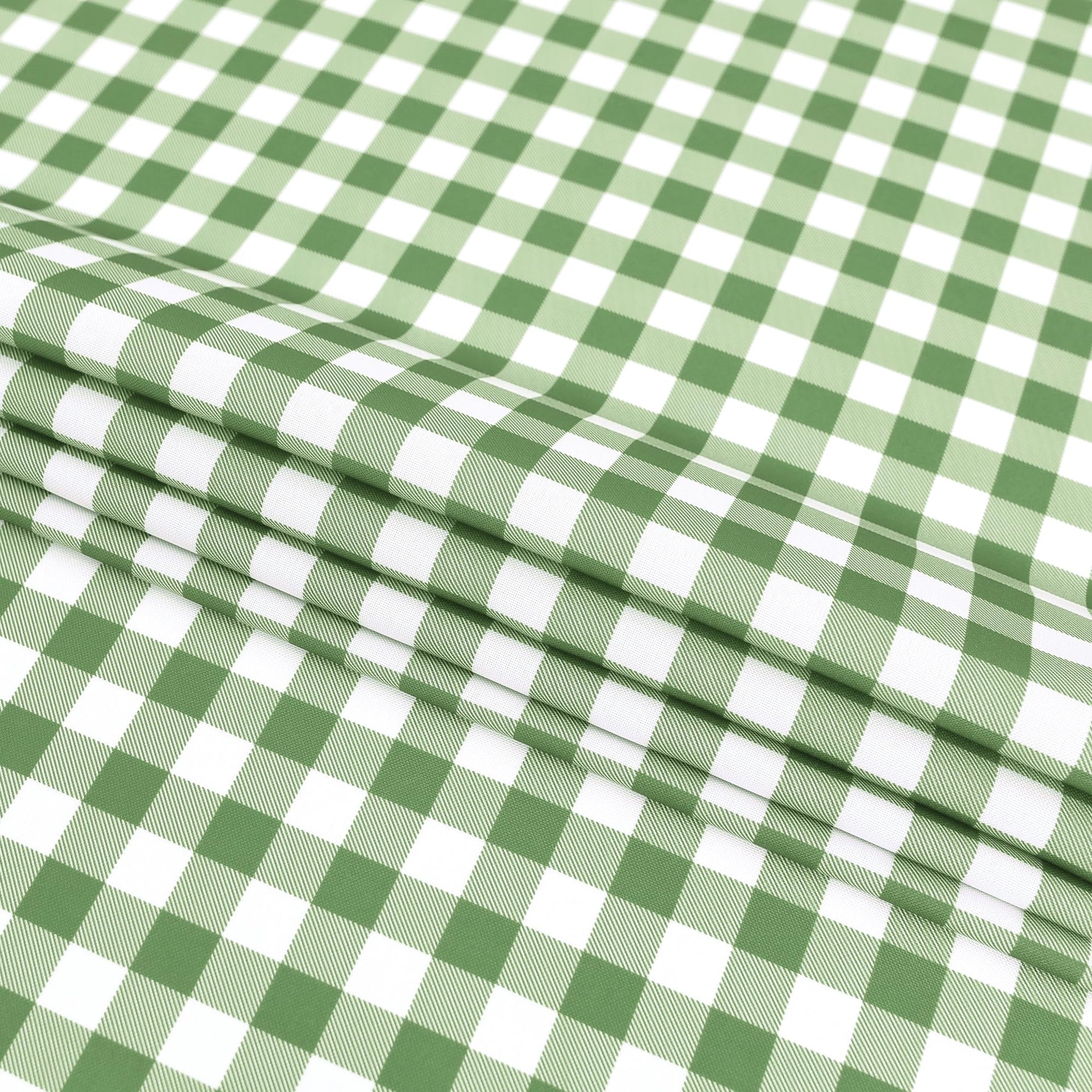 Waterproof Plaid Tablecloth Fabric