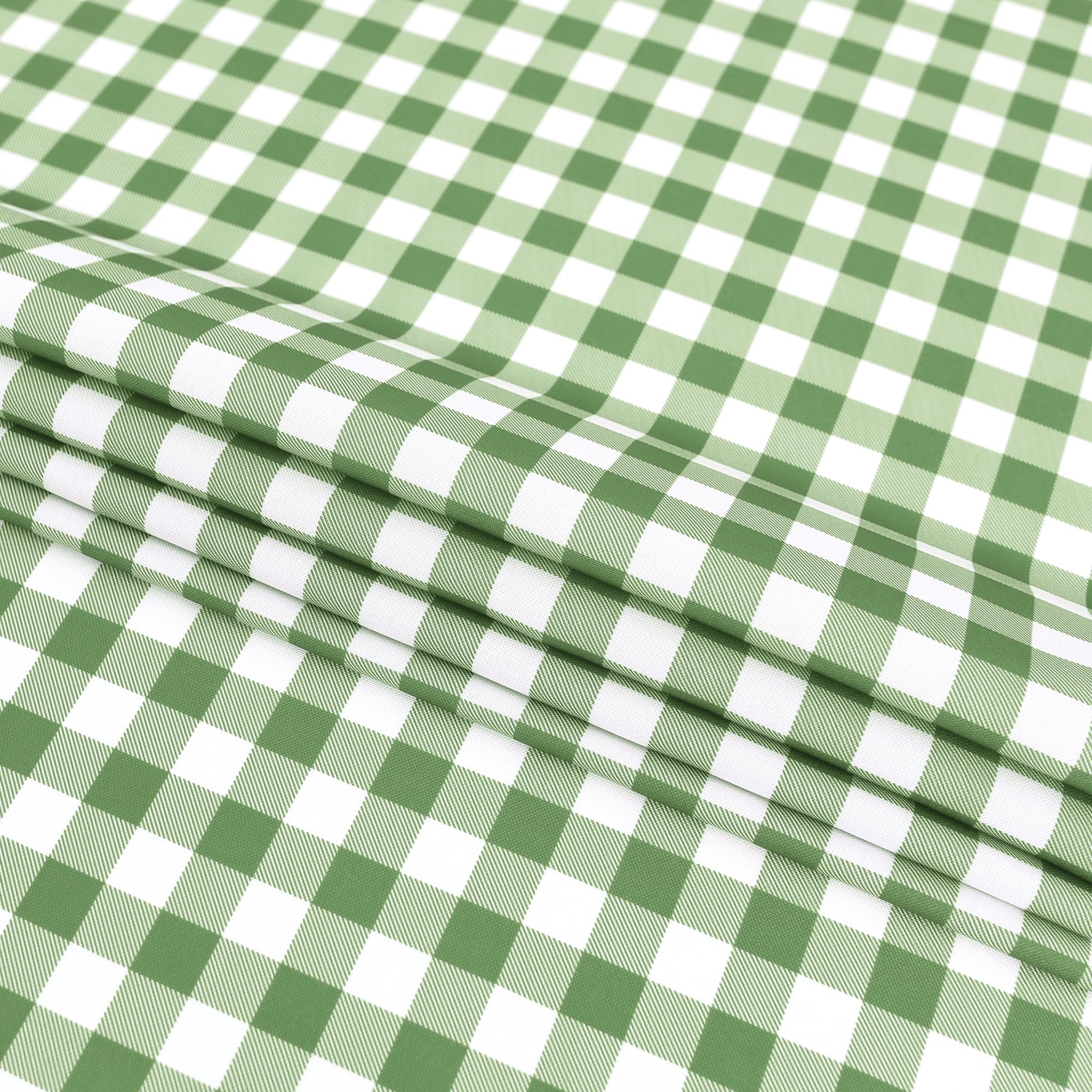 Waterproof Plaid Tablecloth Fabric
