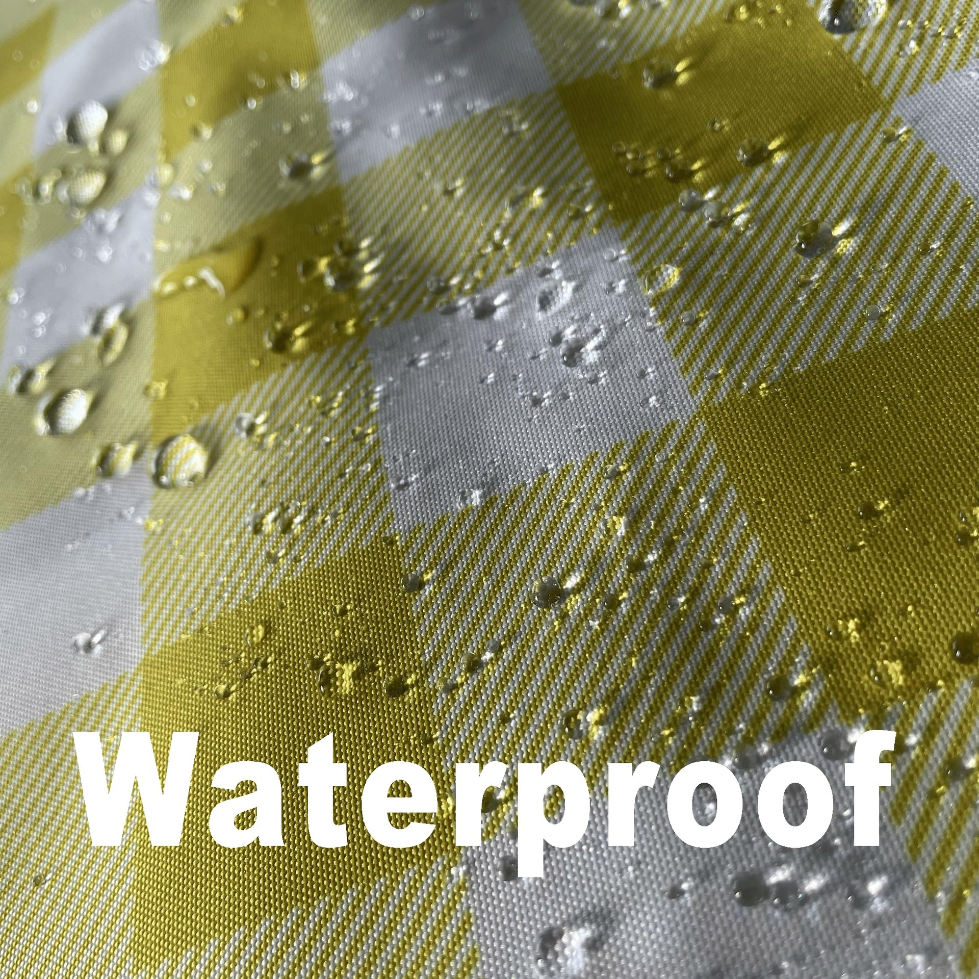 Waterproof Plaid Tablecloth Fabric